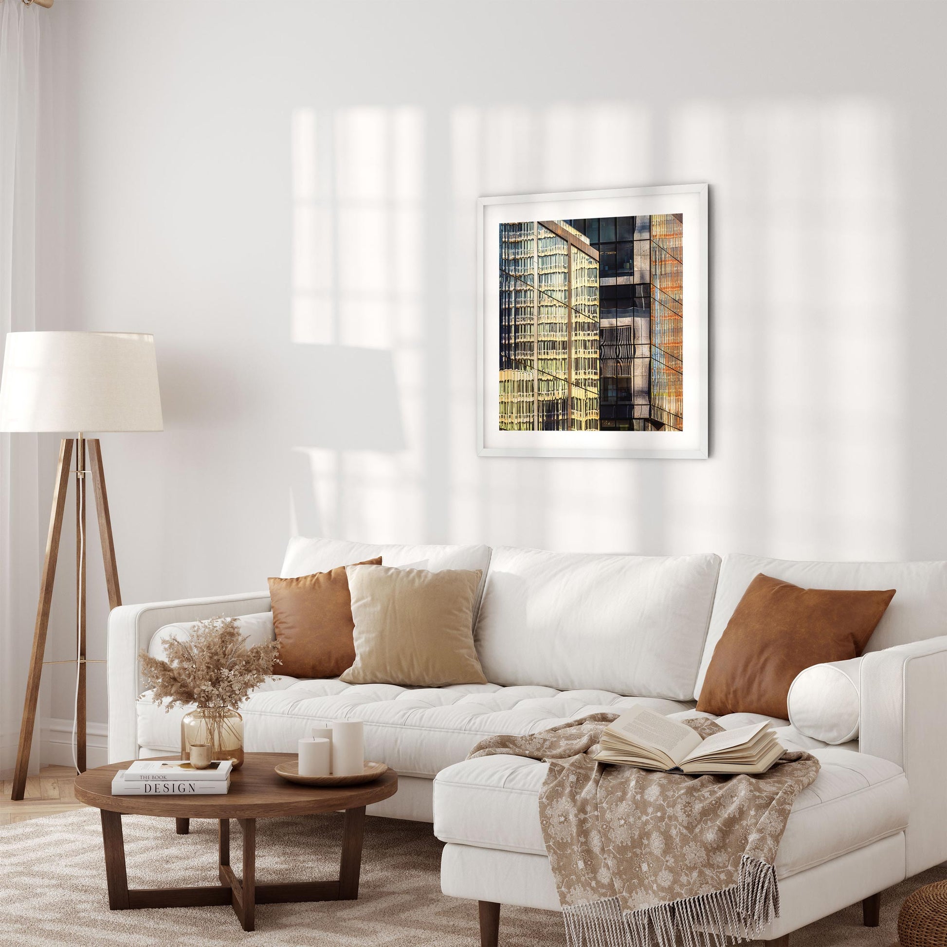 Fine art print of Golden Reflections of Hudson Yards NYC