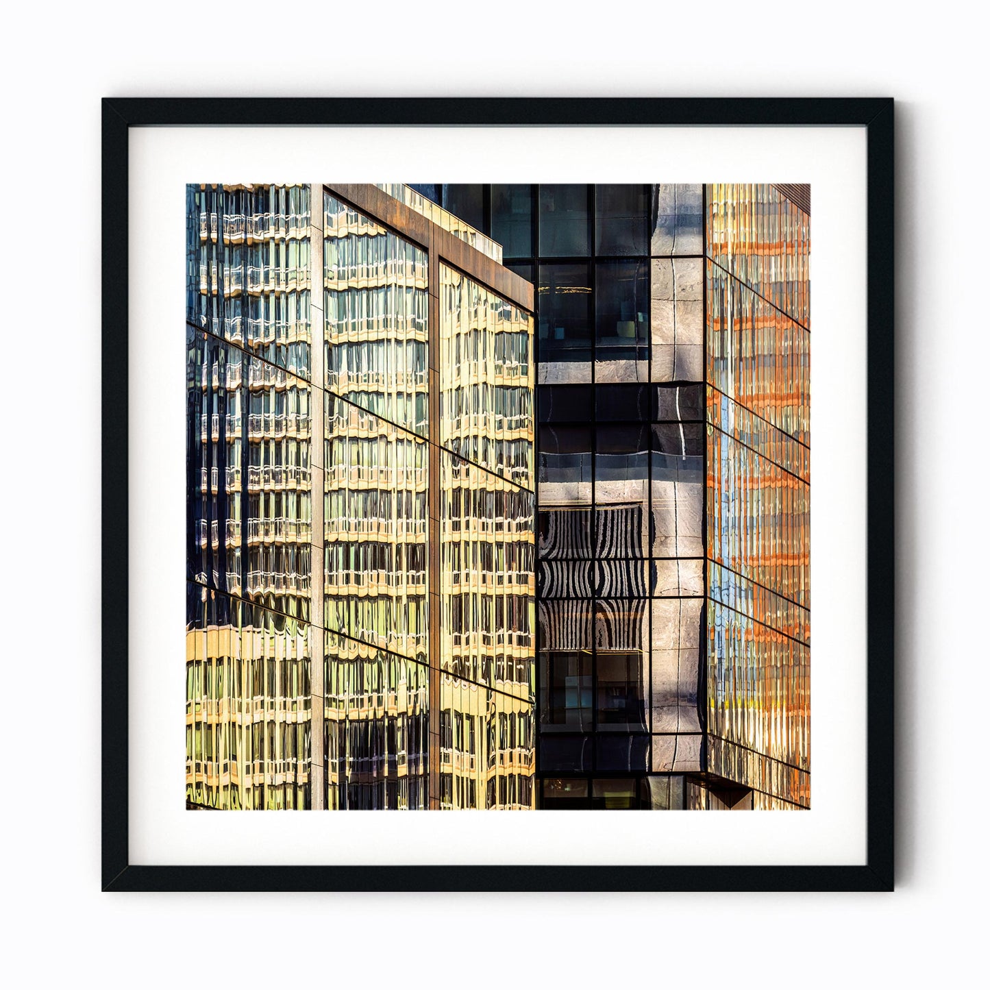 Fine art print of Golden Reflections of Hudson Yards NYC