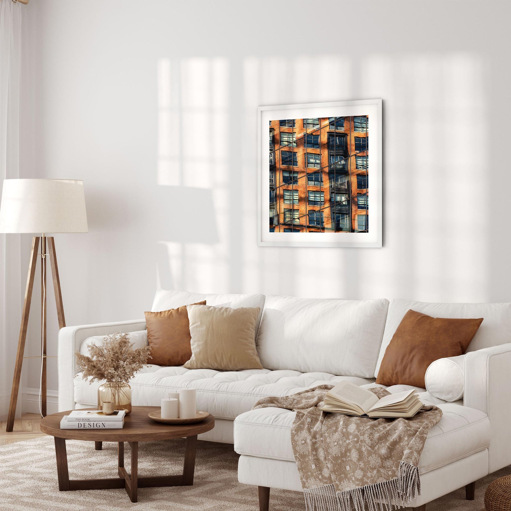 Fine art print of Building Reflections on High Line Chelsea NYC