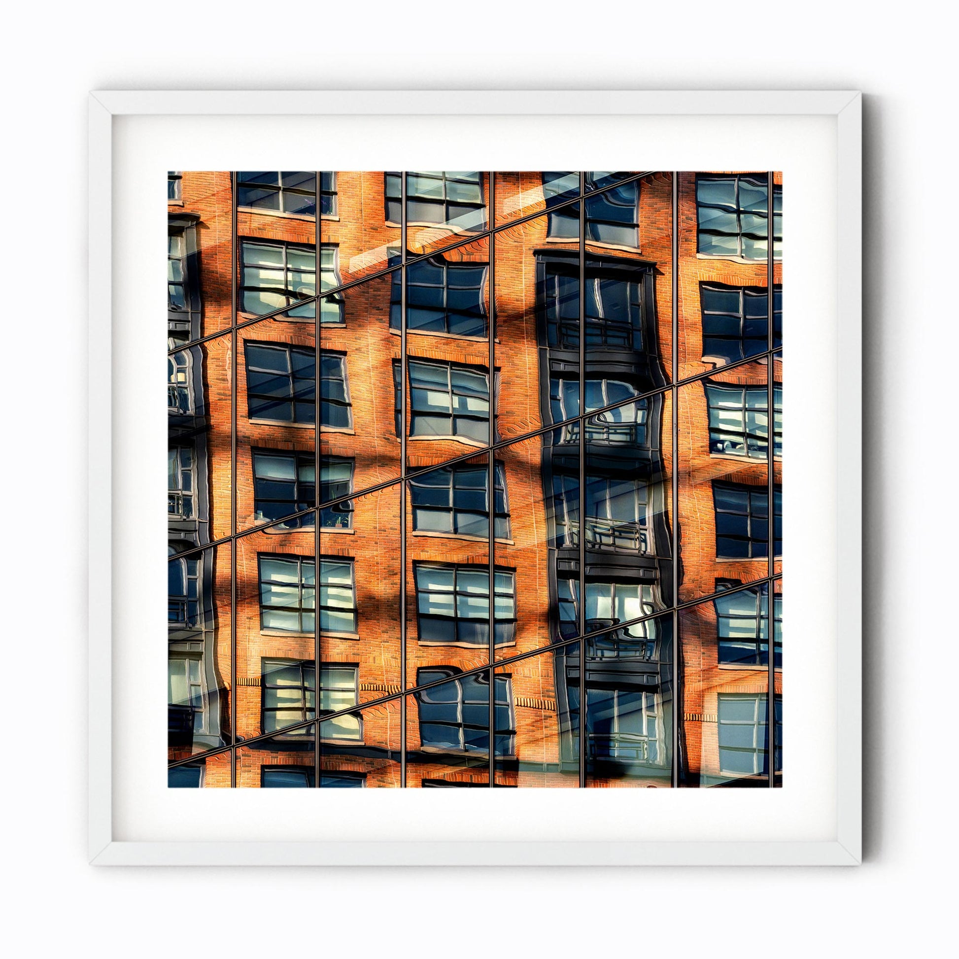 Fine art print of Building Reflections on High Line Chelsea NYC