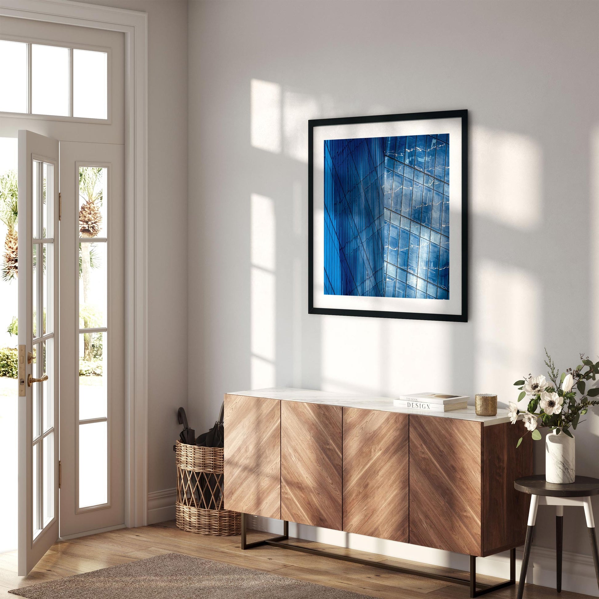 Fine art print of Modern Building Reflections in Hudson Yards NYC