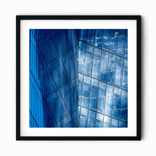 Fine art print of Modern Building Reflections in Hudson Yards NYC