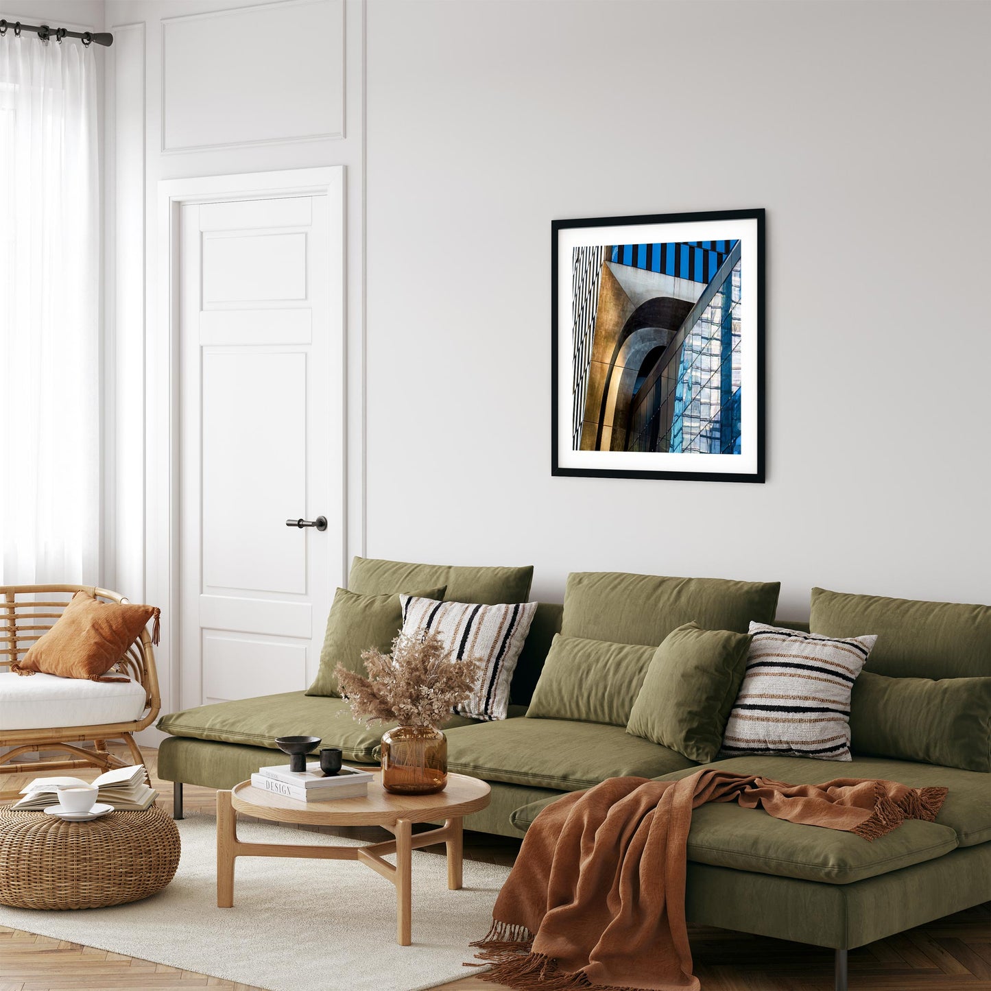 Fine art print of abstract building exterior The Shed in Hudson Yards NYC