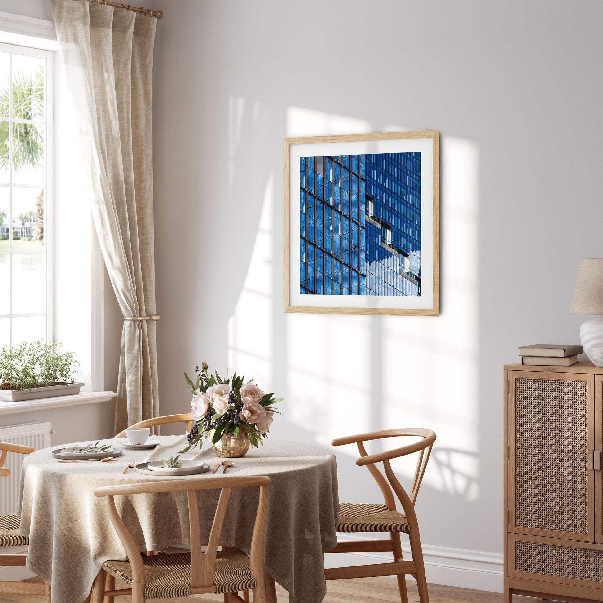 Fine art print of Building Reflections of Hudson Yards New York City