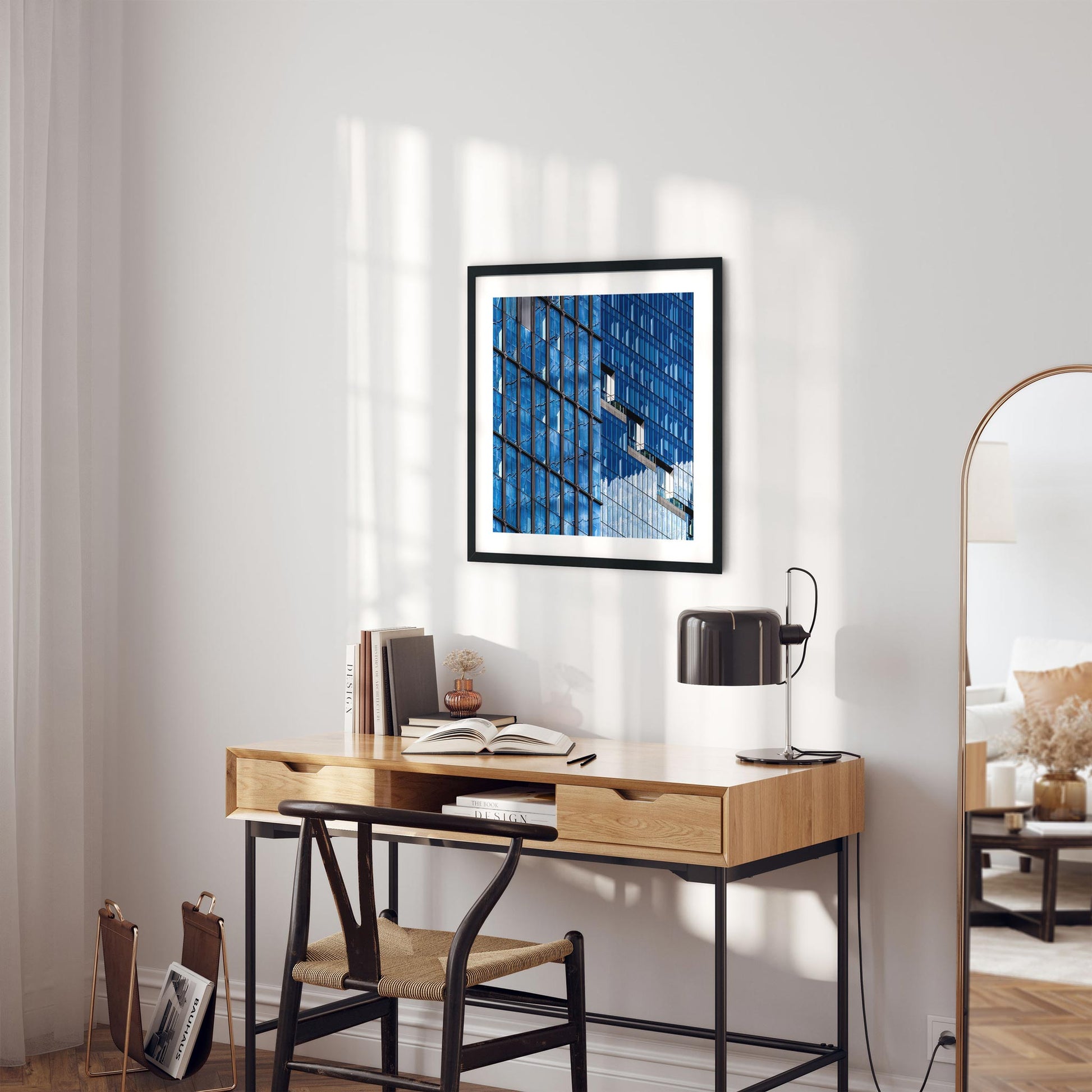 Fine art print of Building Reflections of Hudson Yards New York City