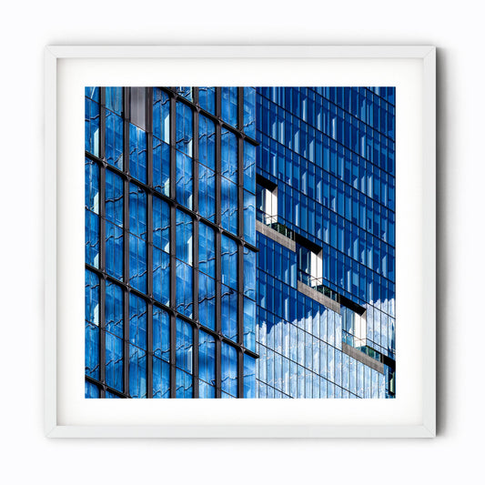 Fine art print of Building Reflections of Hudson Yards New York City