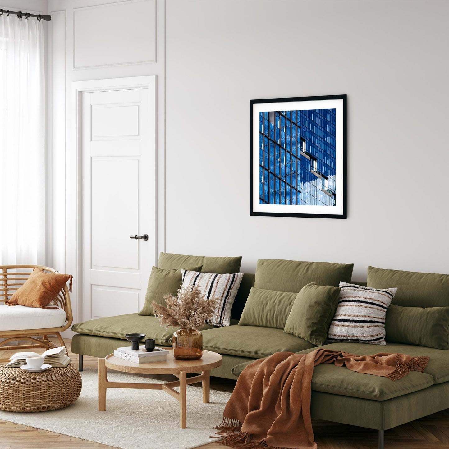 Fine art print of Building Reflections of Hudson Yards New York City