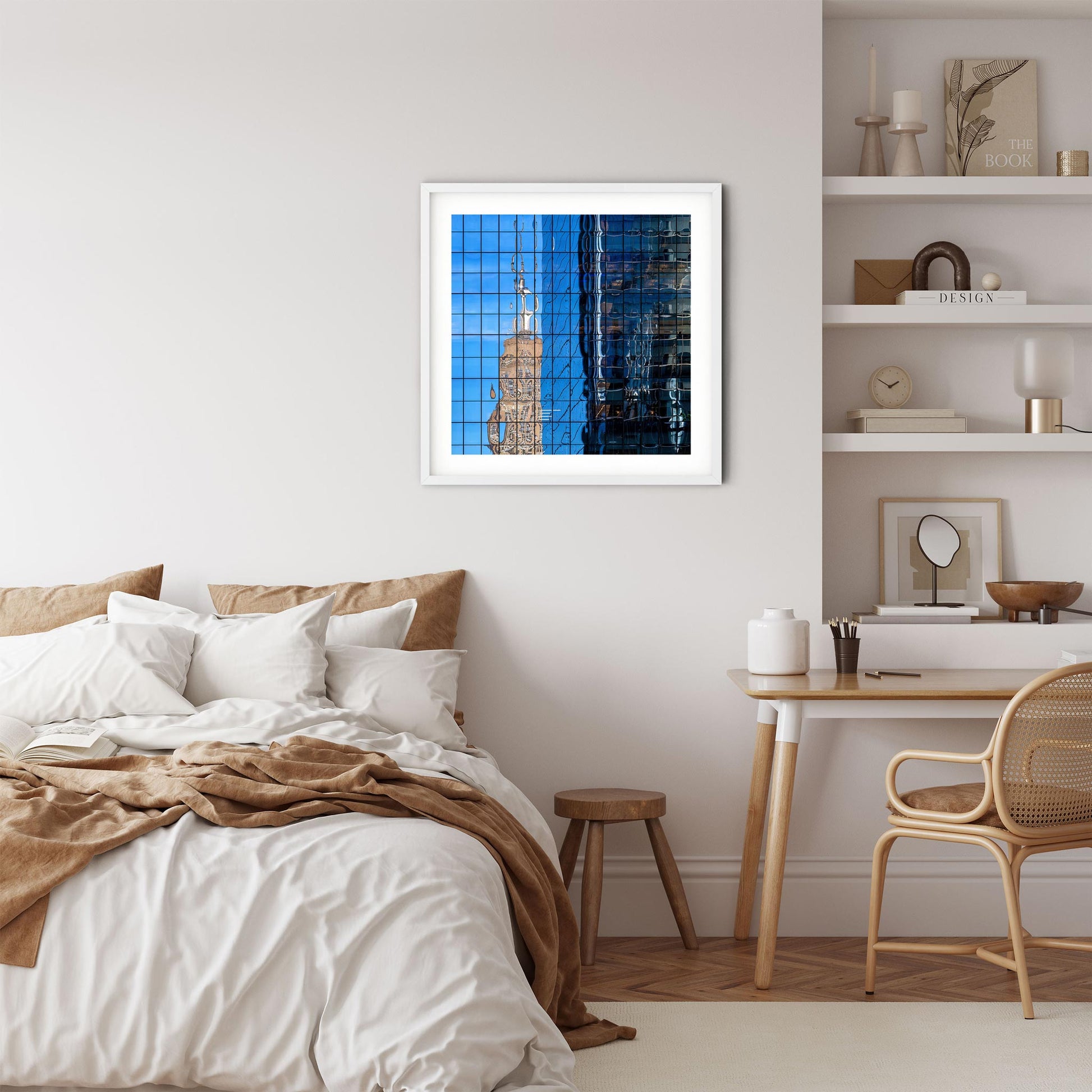 Fine art print of Empire State Building Reflections in Hudson Yards NYC