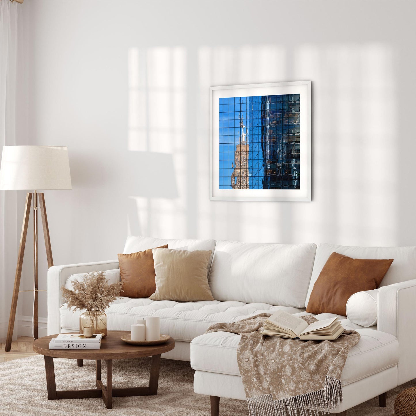 Fine art print of Empire State Building Reflections in Hudson Yards NYC