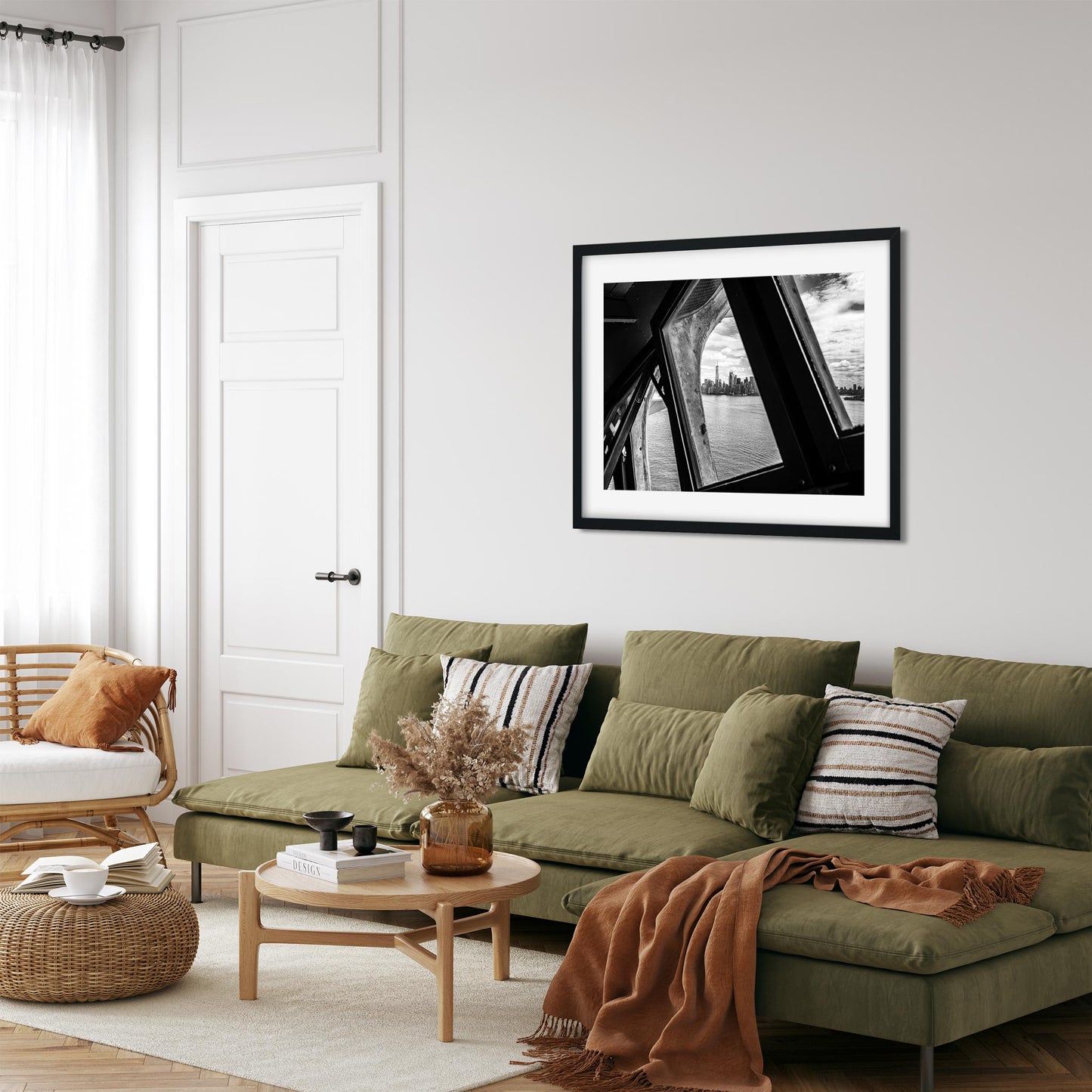 Fine art print of View through the Crown of Statue of Liberty