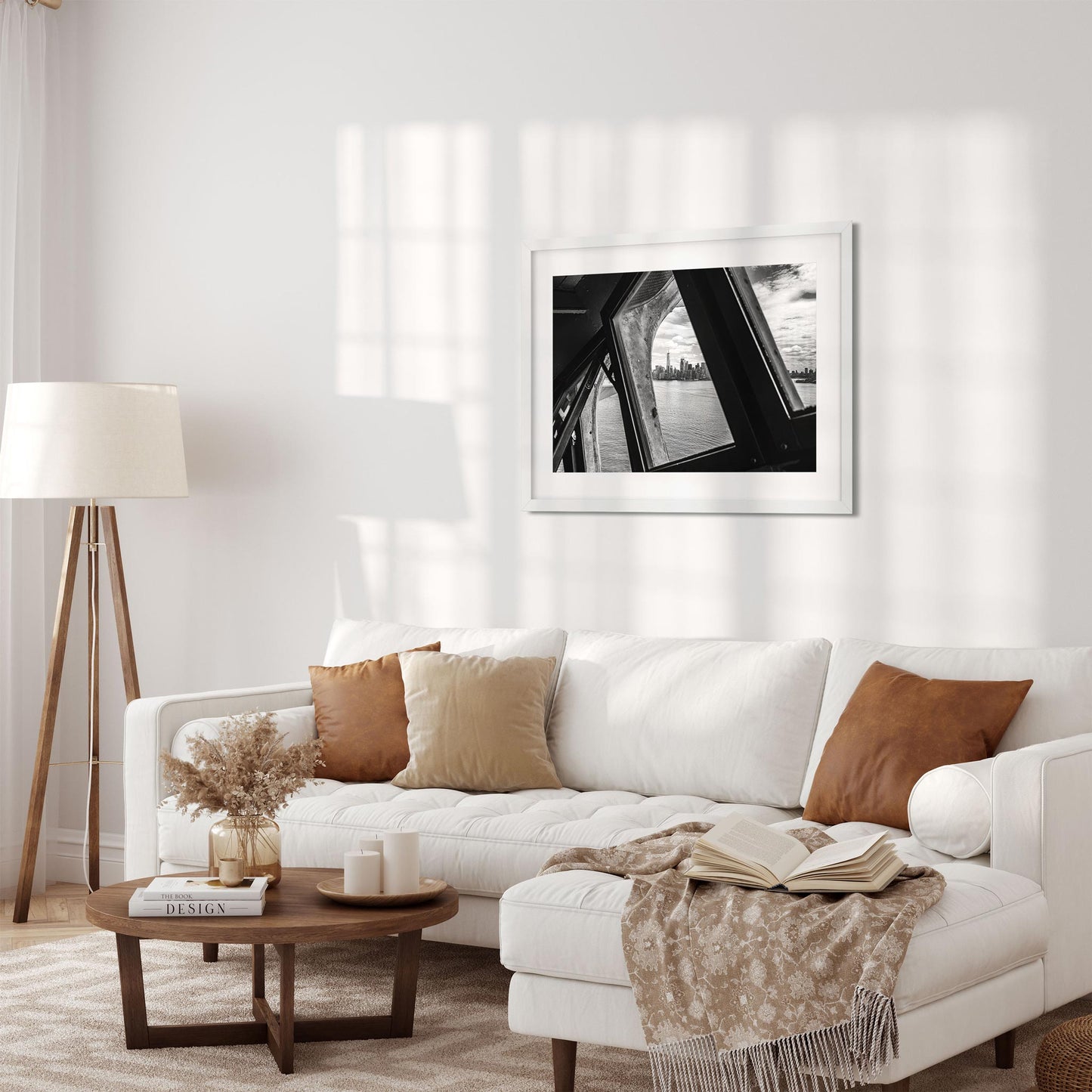 Fine art print of View through the Crown of Statue of Liberty