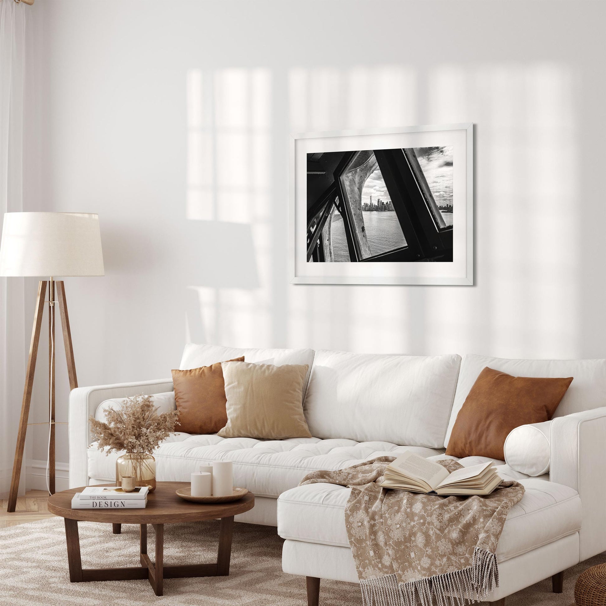 Fine art print of View through the Crown of Statue of Liberty