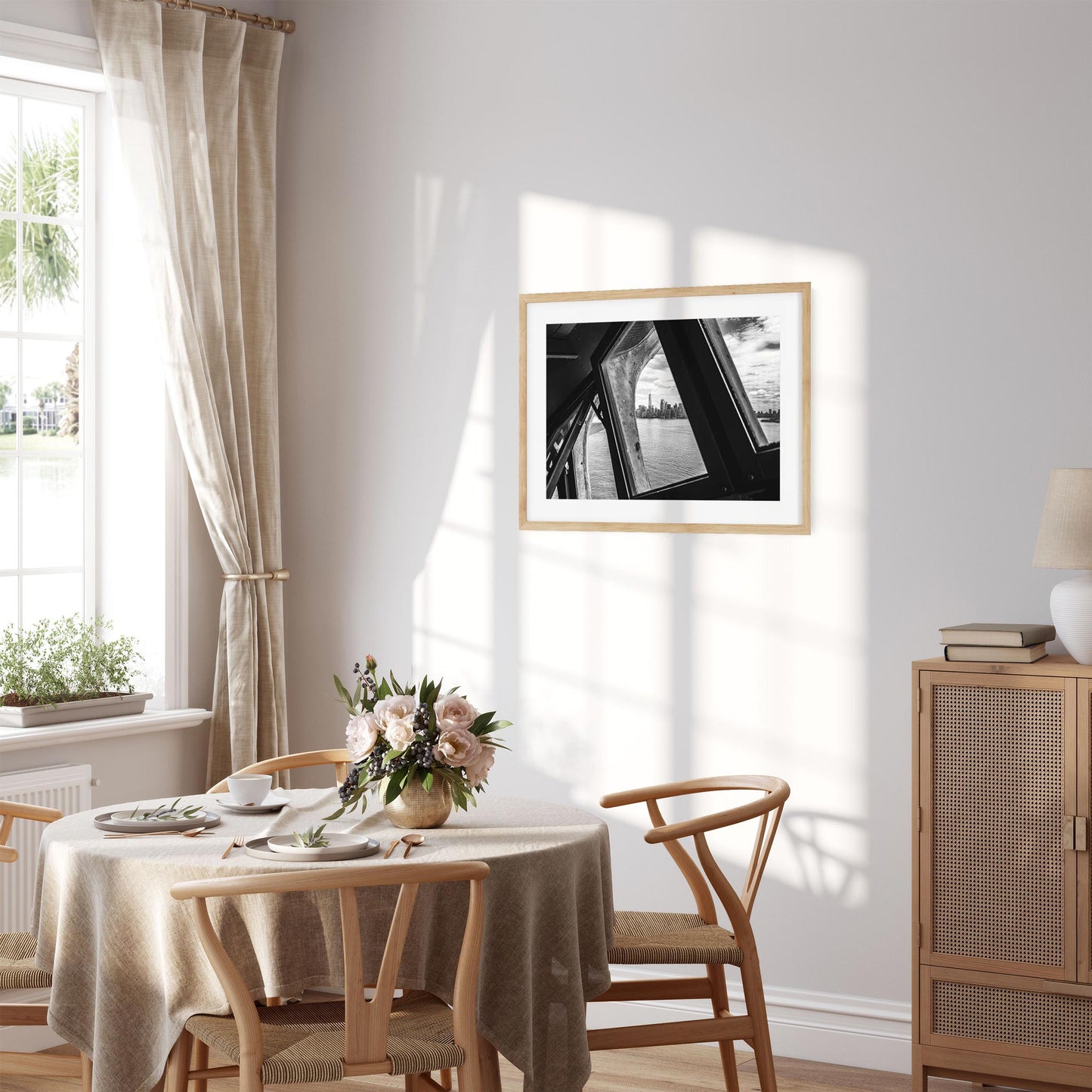 Fine art print of View through the Crown of Statue of Liberty