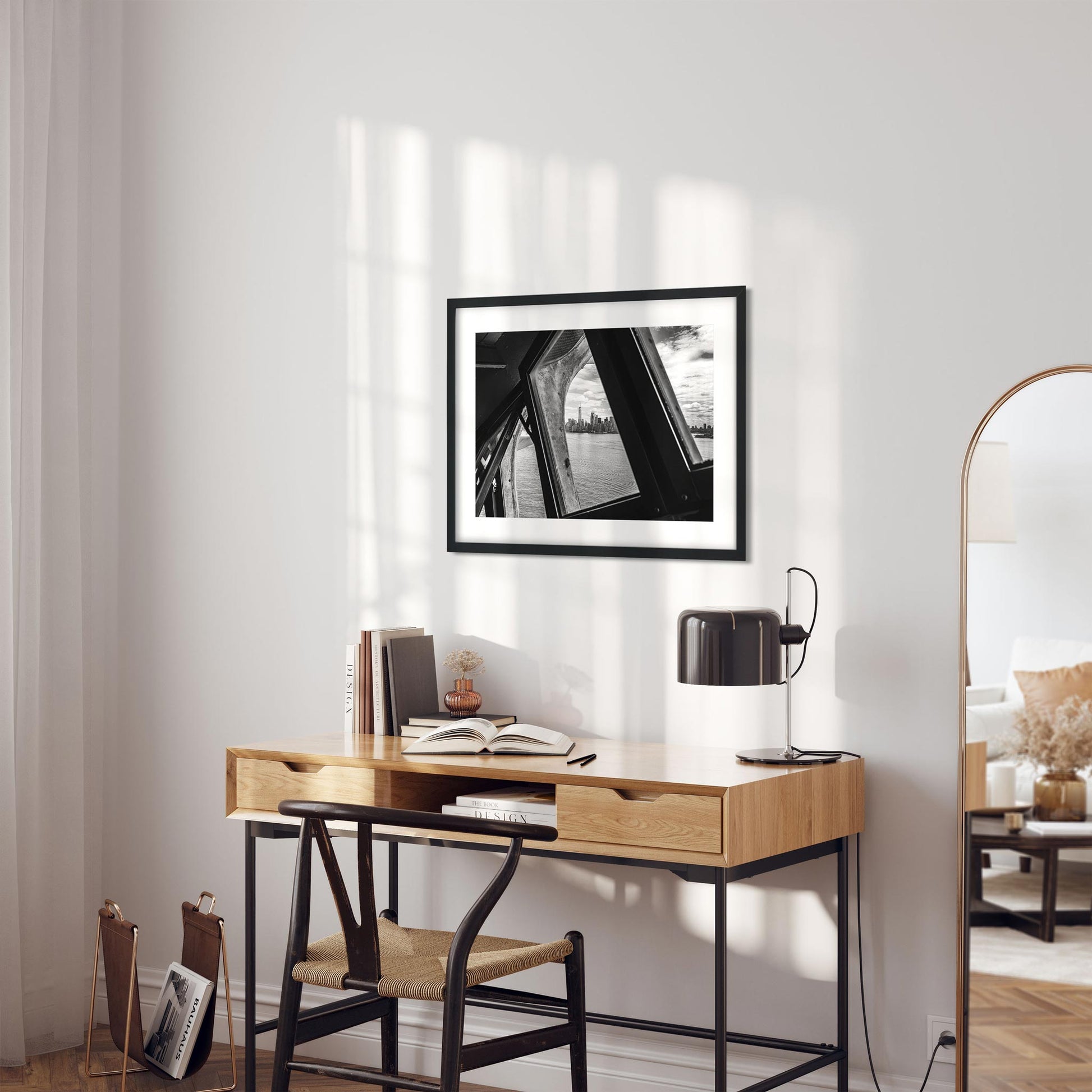 Fine art print of View through the Crown of Statue of Liberty