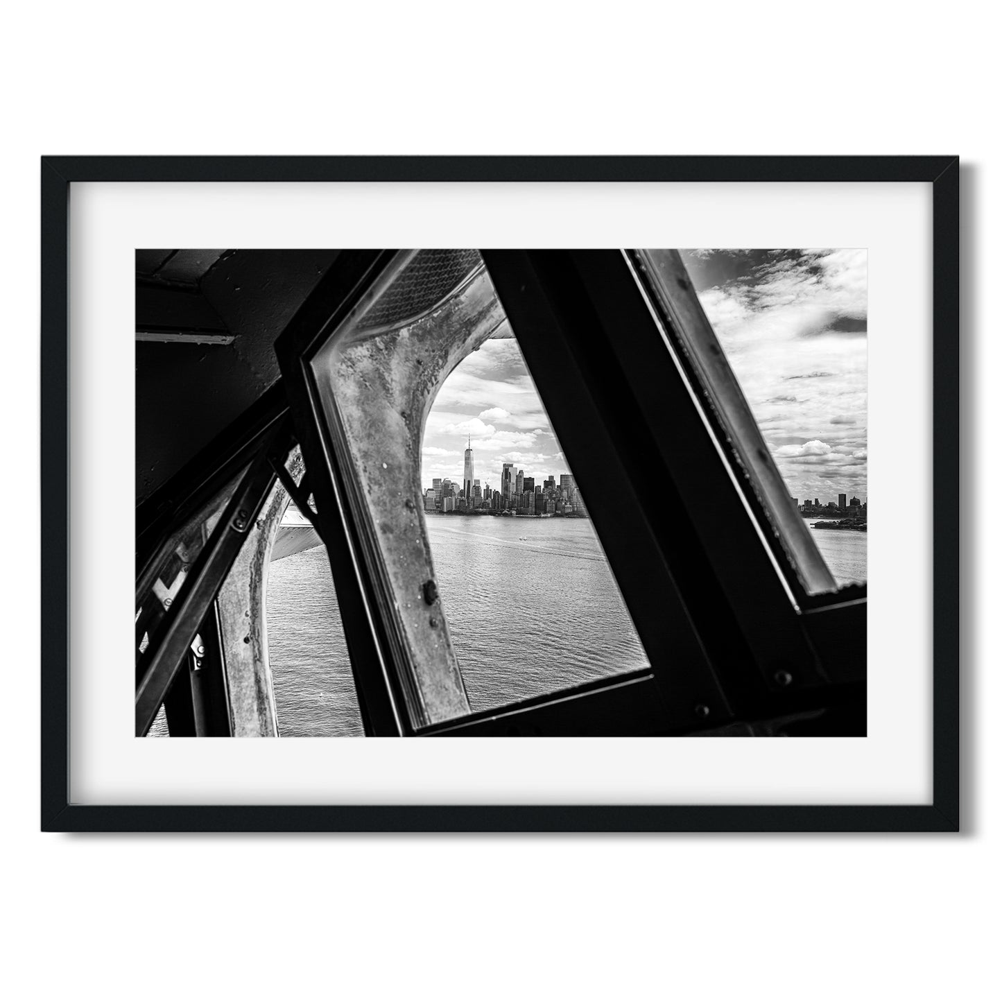 Cityscape View through the Crown of Statue of Liberty 2024