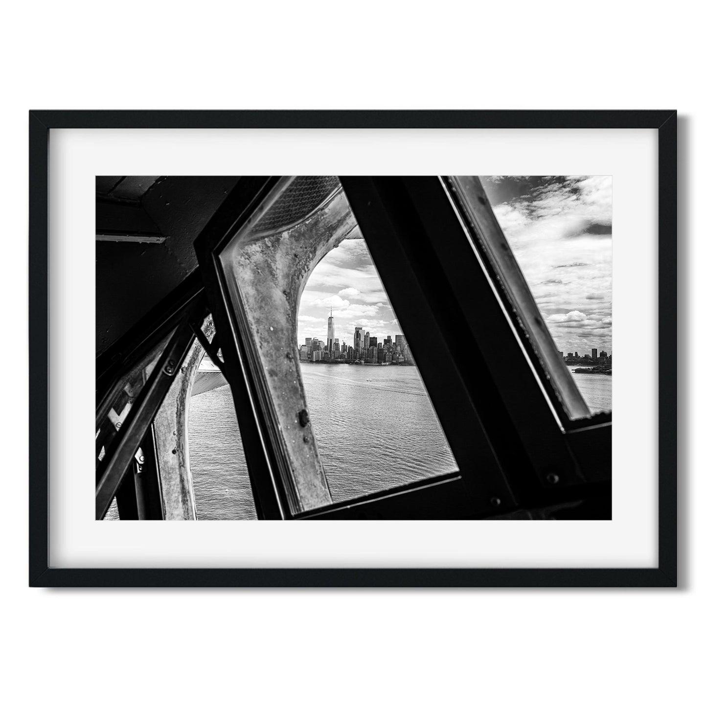 Fine art print of View through the Crown of Statue of Liberty