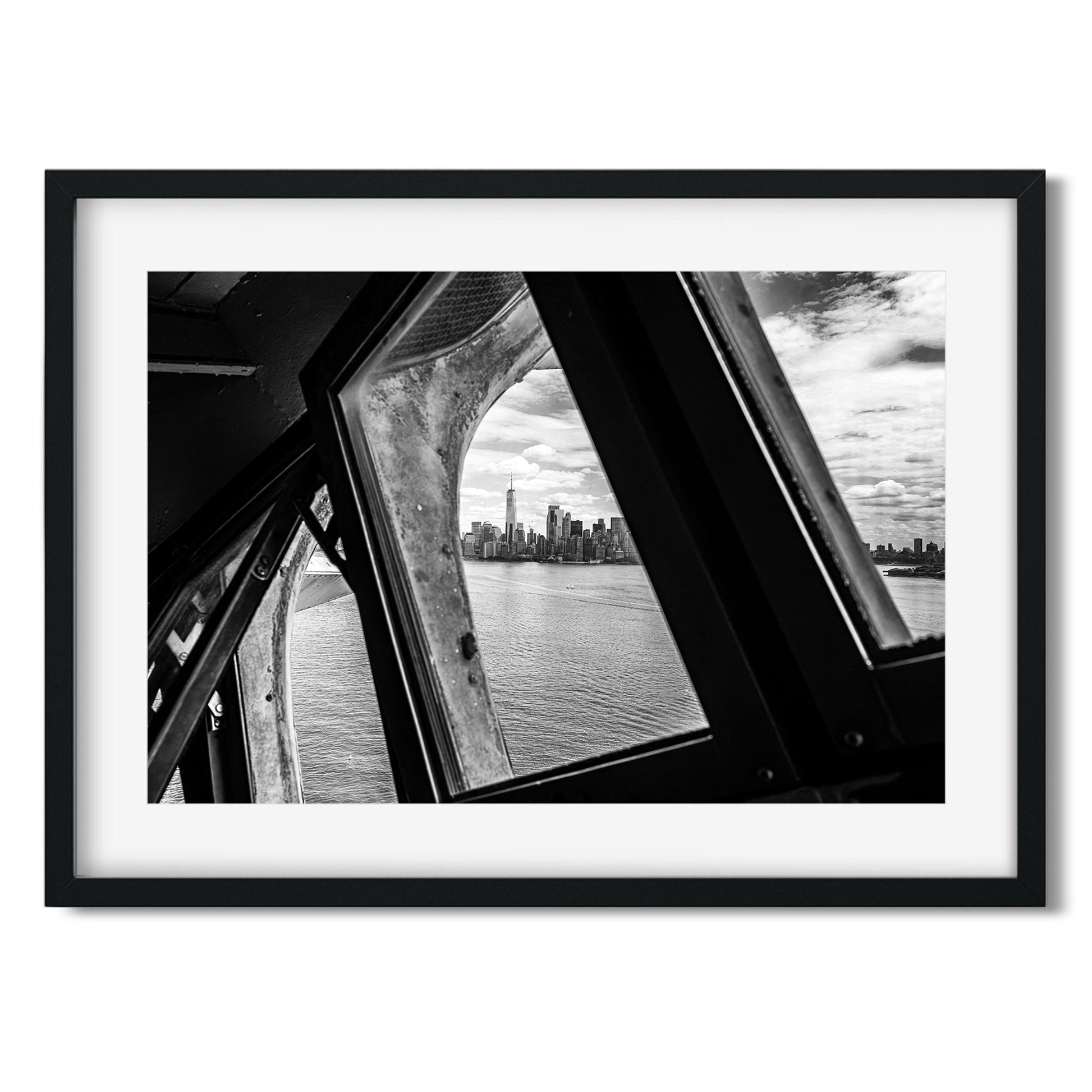 Fine art print of View through the Crown of Statue of Liberty