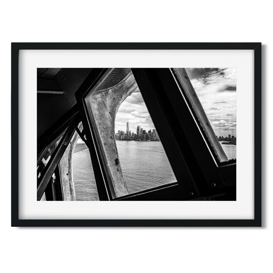 Fine art print of View through the Crown of Statue of Liberty