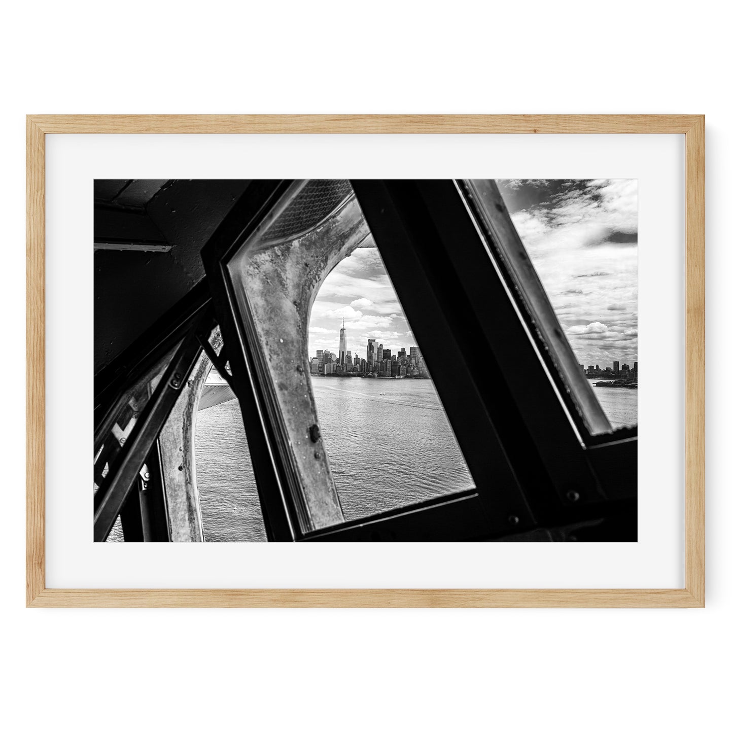 Cityscape View through the Crown of Statue of Liberty 2024