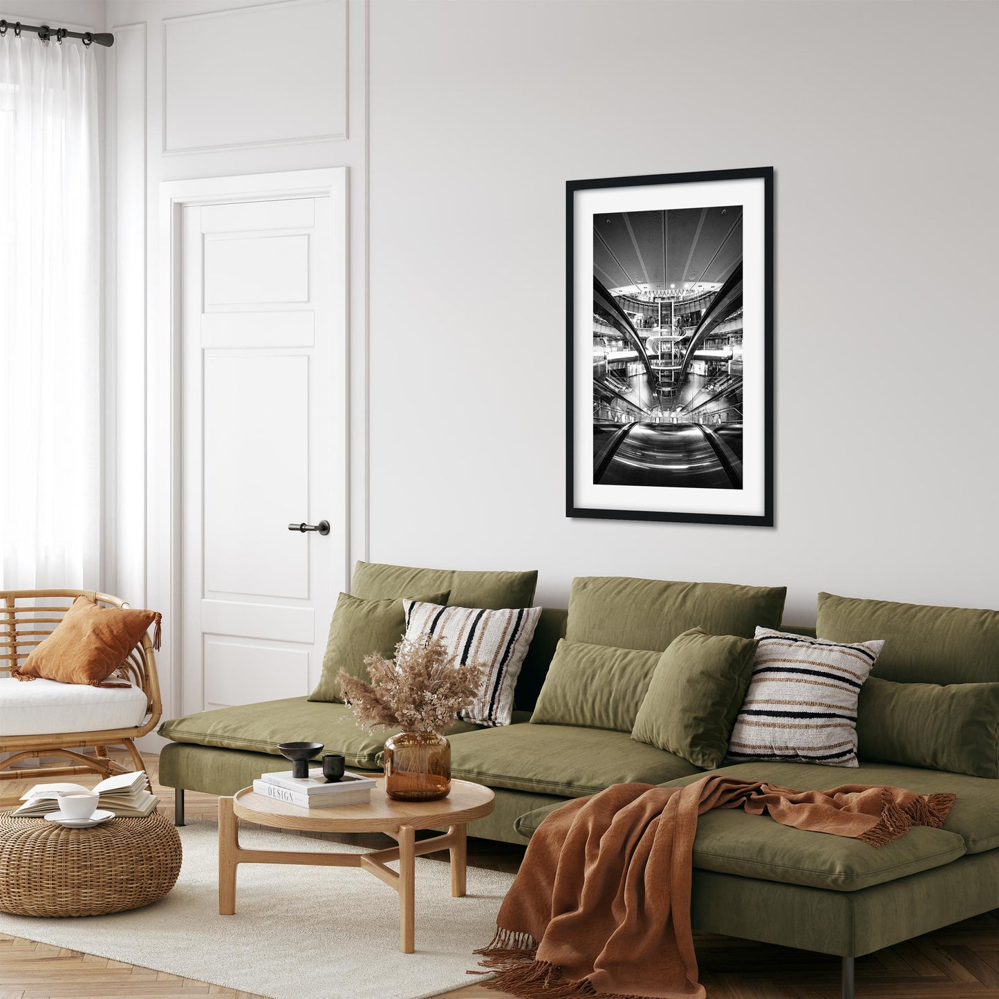 Fine art print of Fulton Street Subway Station Lower Manhattan