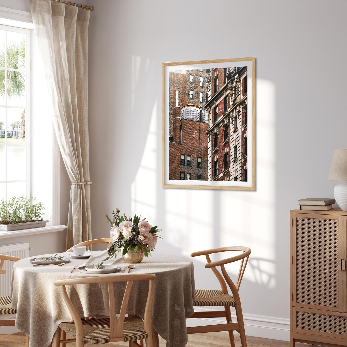 Fine art print of Water Tower in 8th Avenue Hell's Kitchen Manhattan NYC