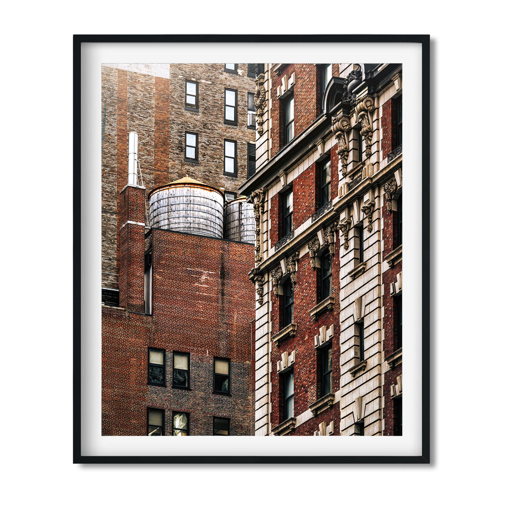 Fine art print of Water Tower in 8th Avenue Hell's Kitchen Manhattan NYC