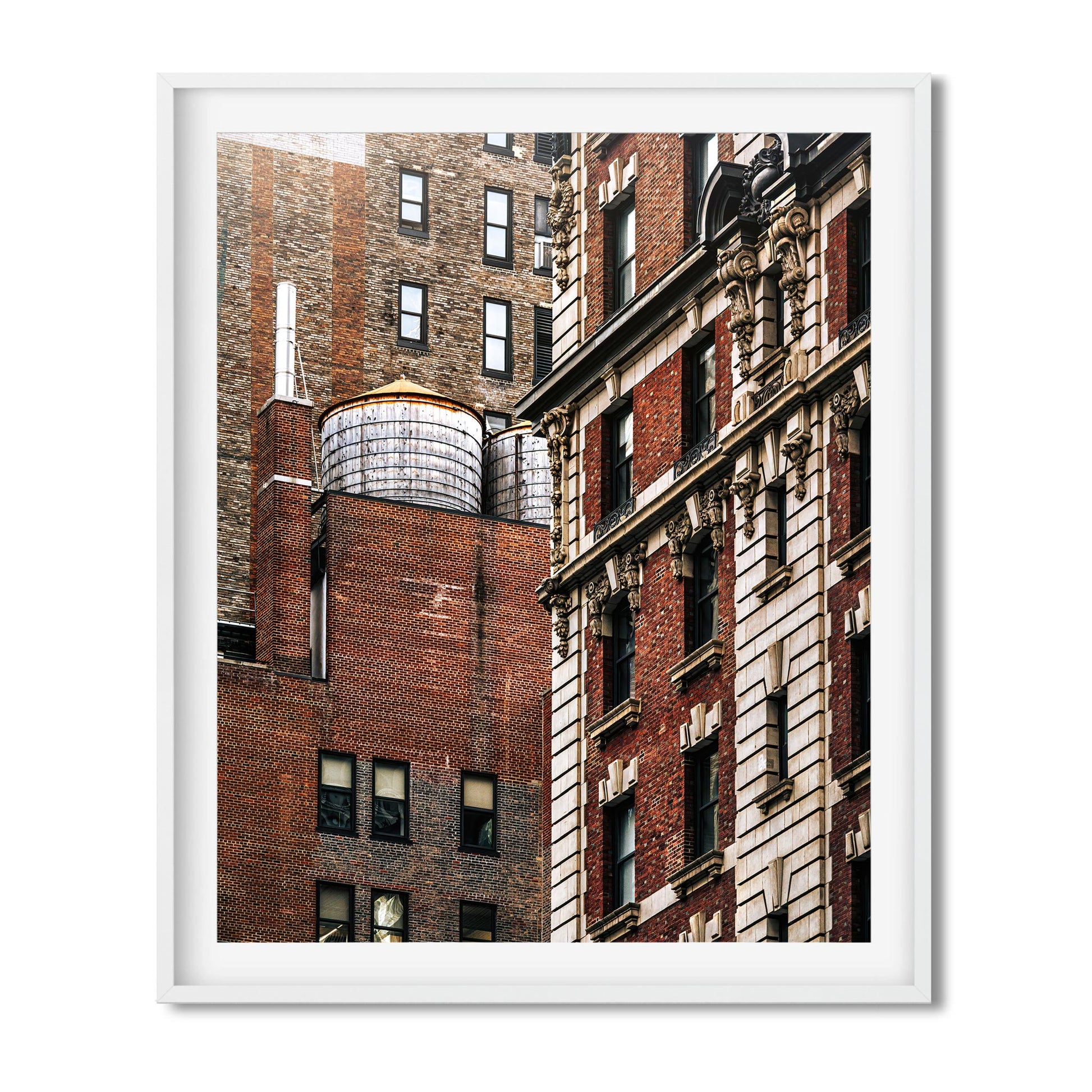 Fine art print of Water Tower in 8th Avenue Hell's Kitchen Manhattan NYC