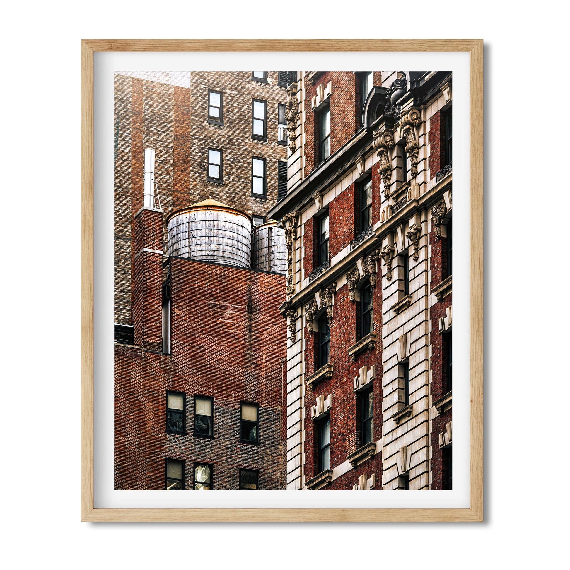 Fine art print of Water Tower in 8th Avenue Hell's Kitchen Manhattan NYC