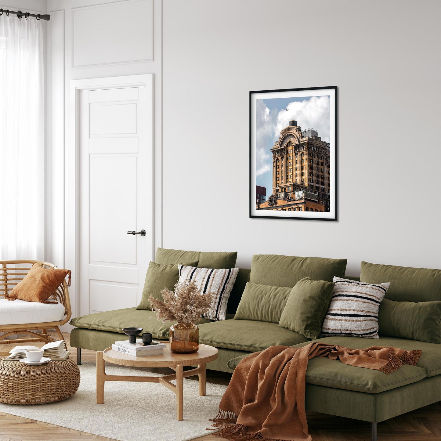 Fine art print of The Whitehall Building in Lower Manhattan NYC