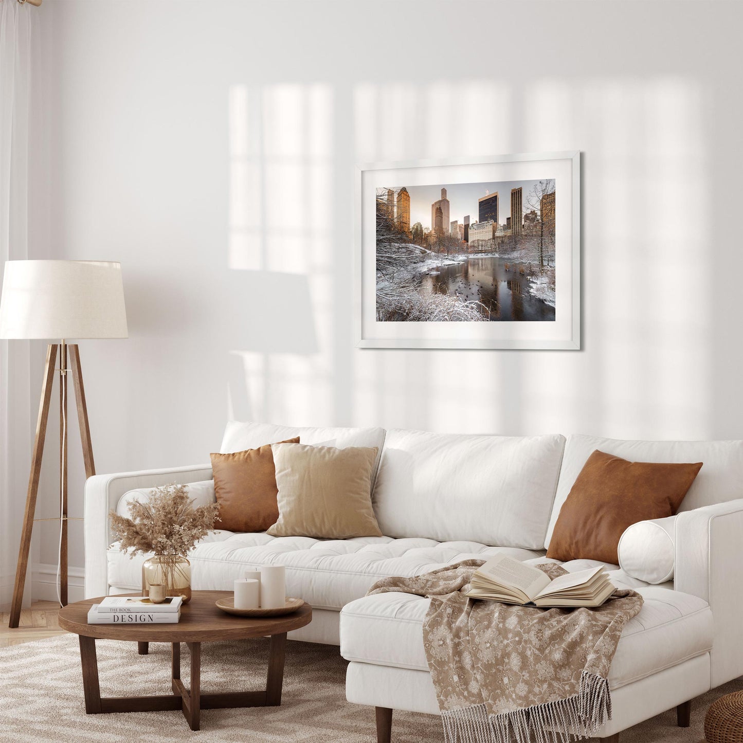 Fine art print of Central Park at Winter Sunrise New York City