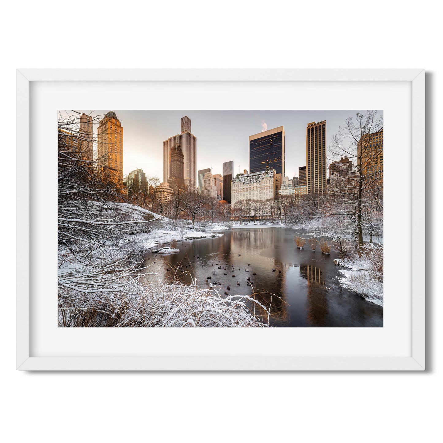 Fine art print of Central Park at Winter Sunrise New York City