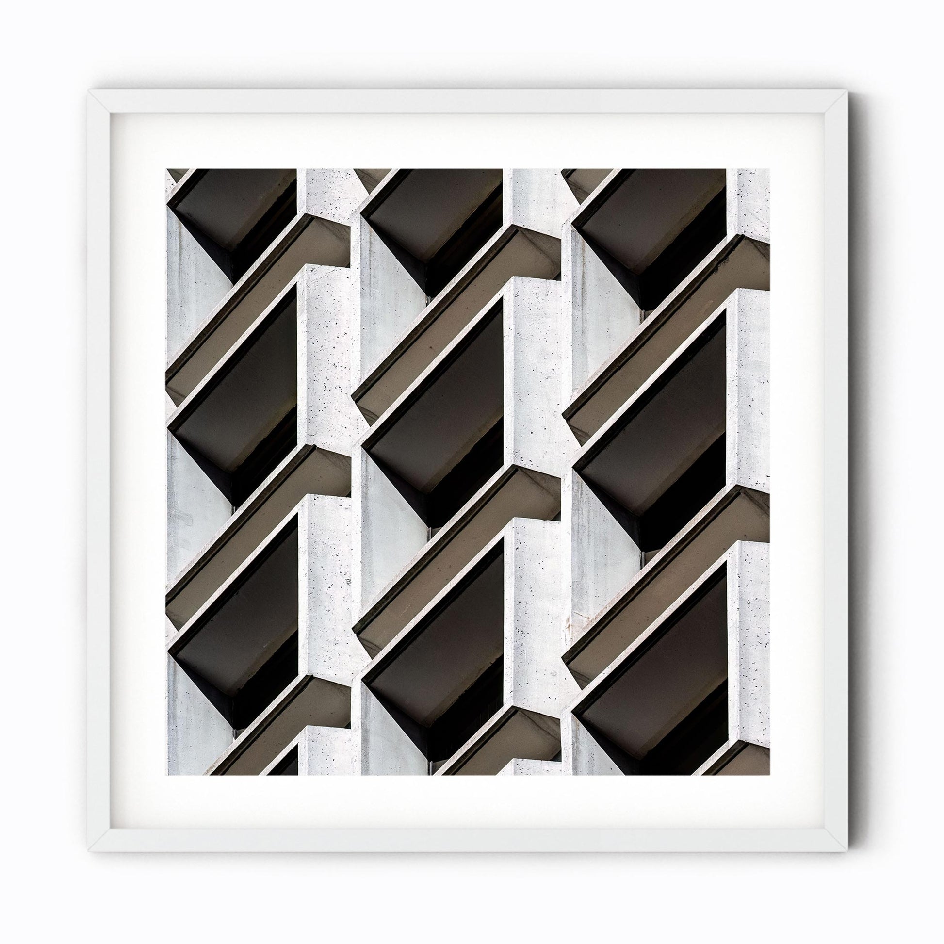 Fine art print of abstract building exterior of 909 Third Avenue New York City