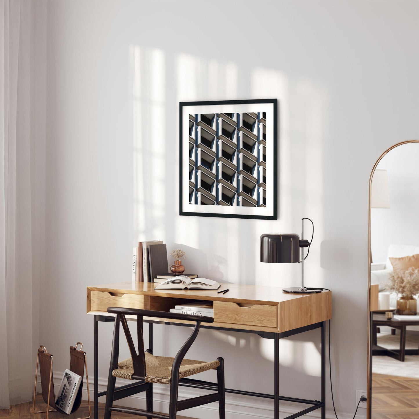 Fine art print of abstract 909 Third Avenue New York City