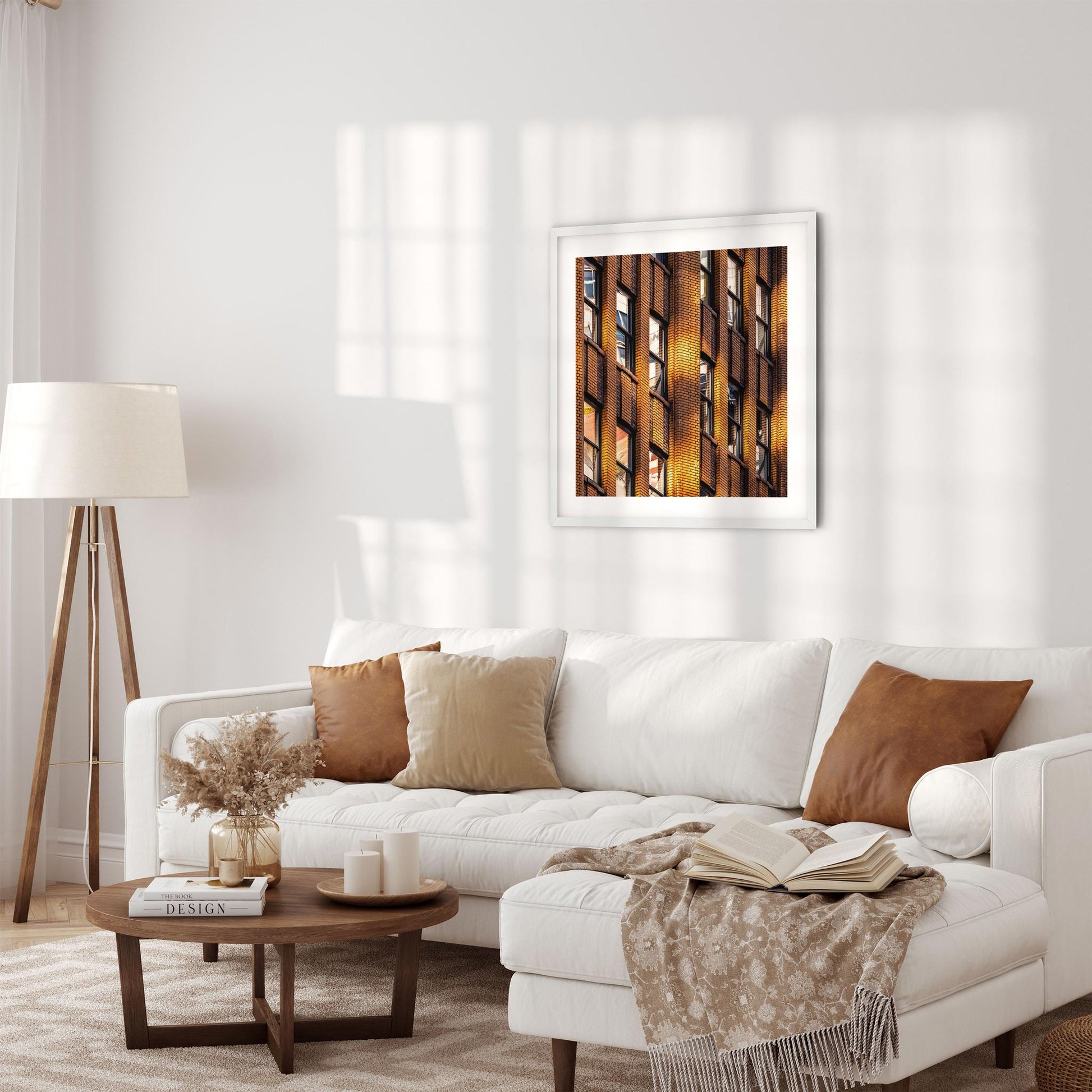 Fine art print of Abstract Building Reflection of Times Square Midtown Manhattan NYC