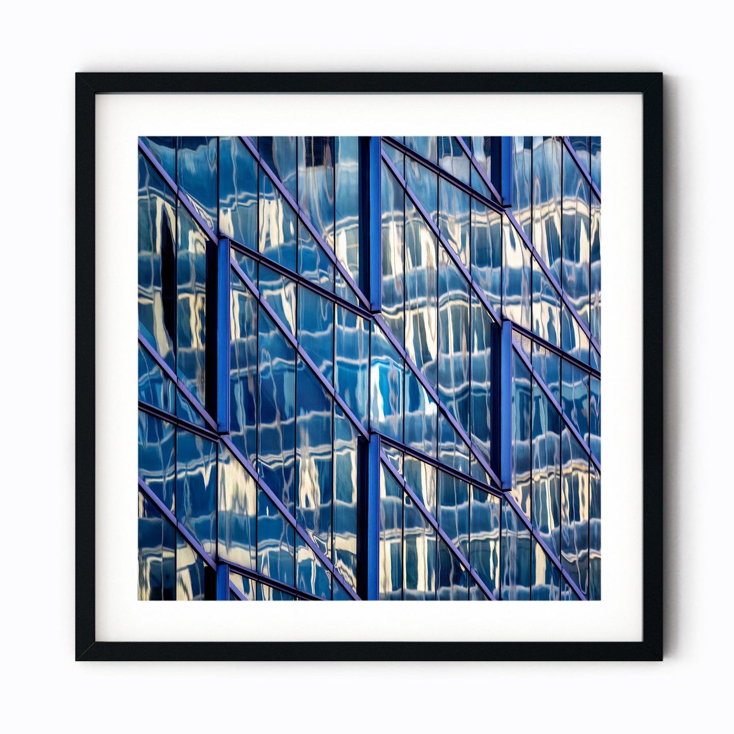 Fine art print of Abstract Building Reflection of Times Square Midtown Manhattan New York City