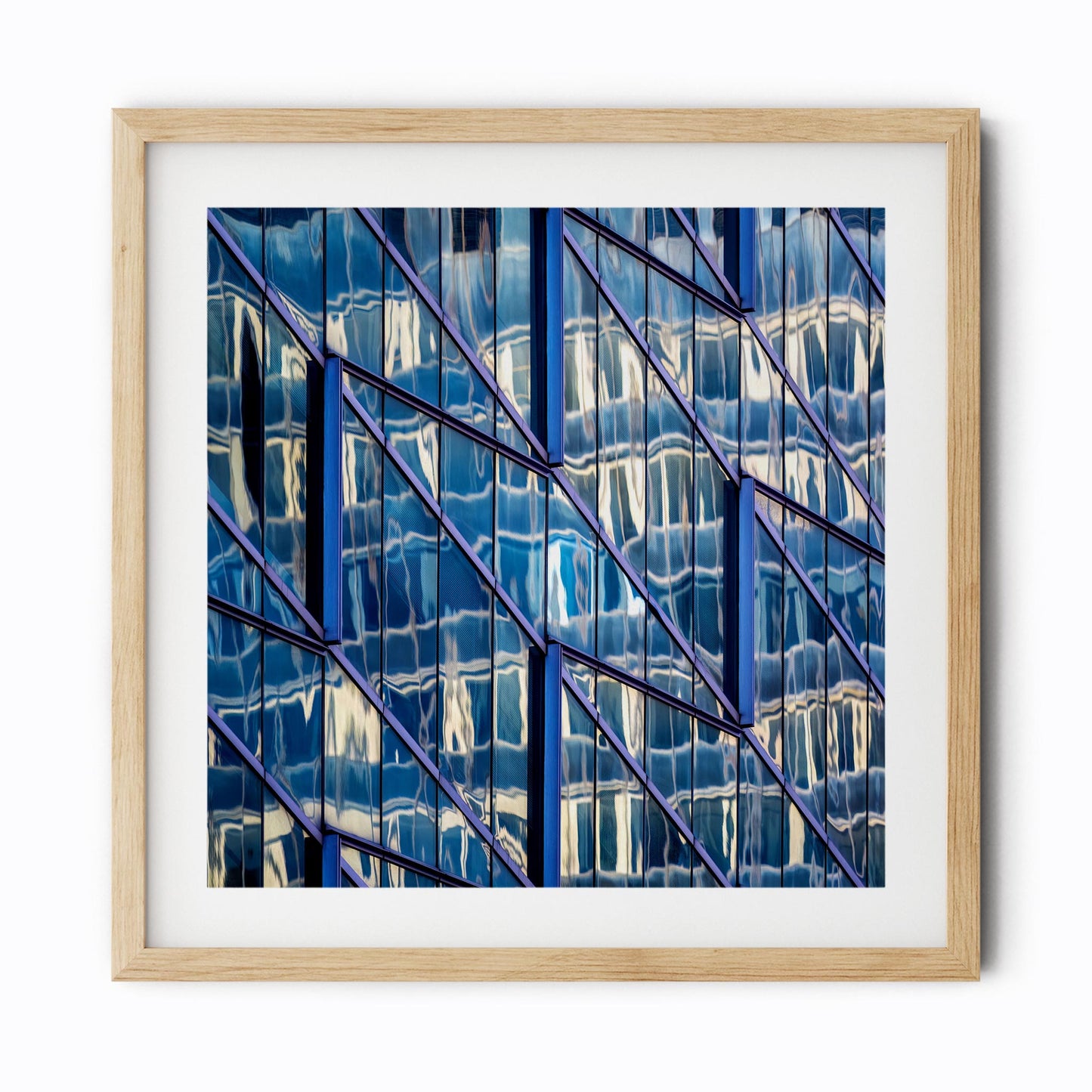 Fine art print of Abstract Building Reflection of Times Square Midtown Manhattan New York City