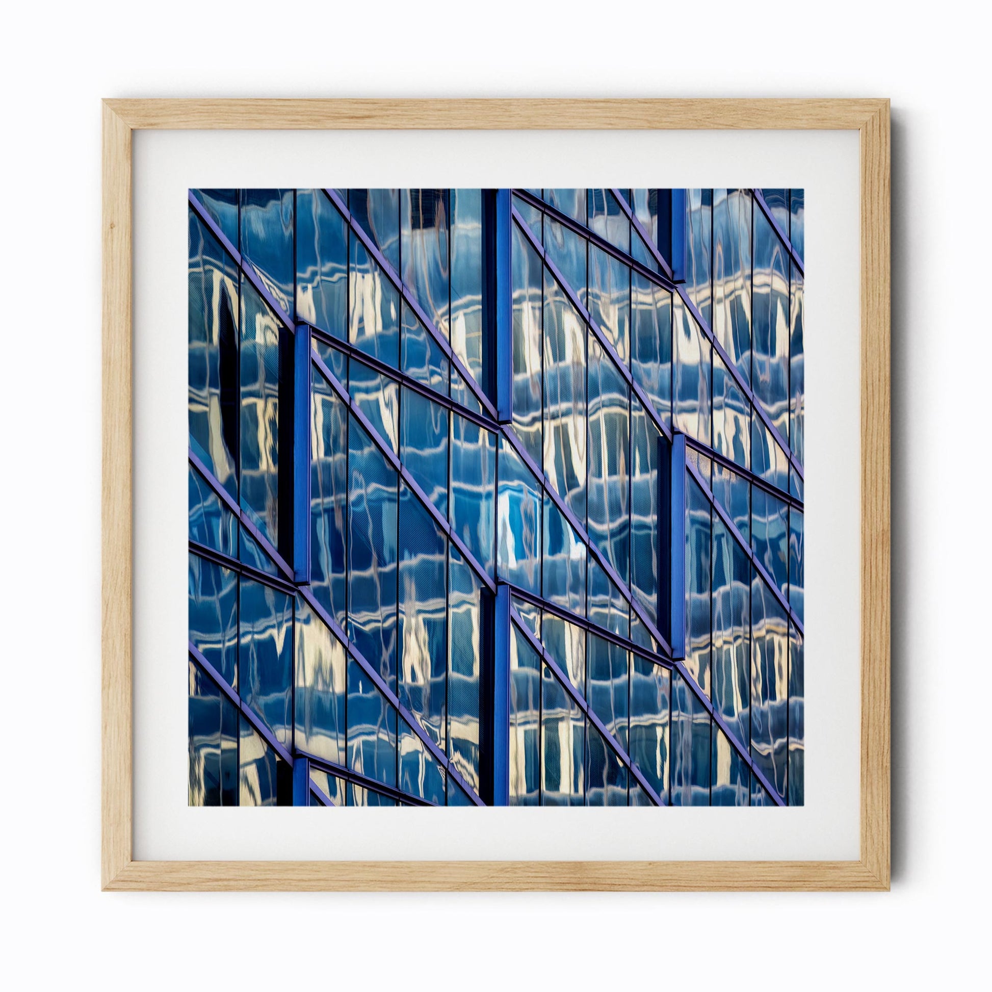 Fine art print of Abstract Building Reflection of Times Square Midtown Manhattan New York City