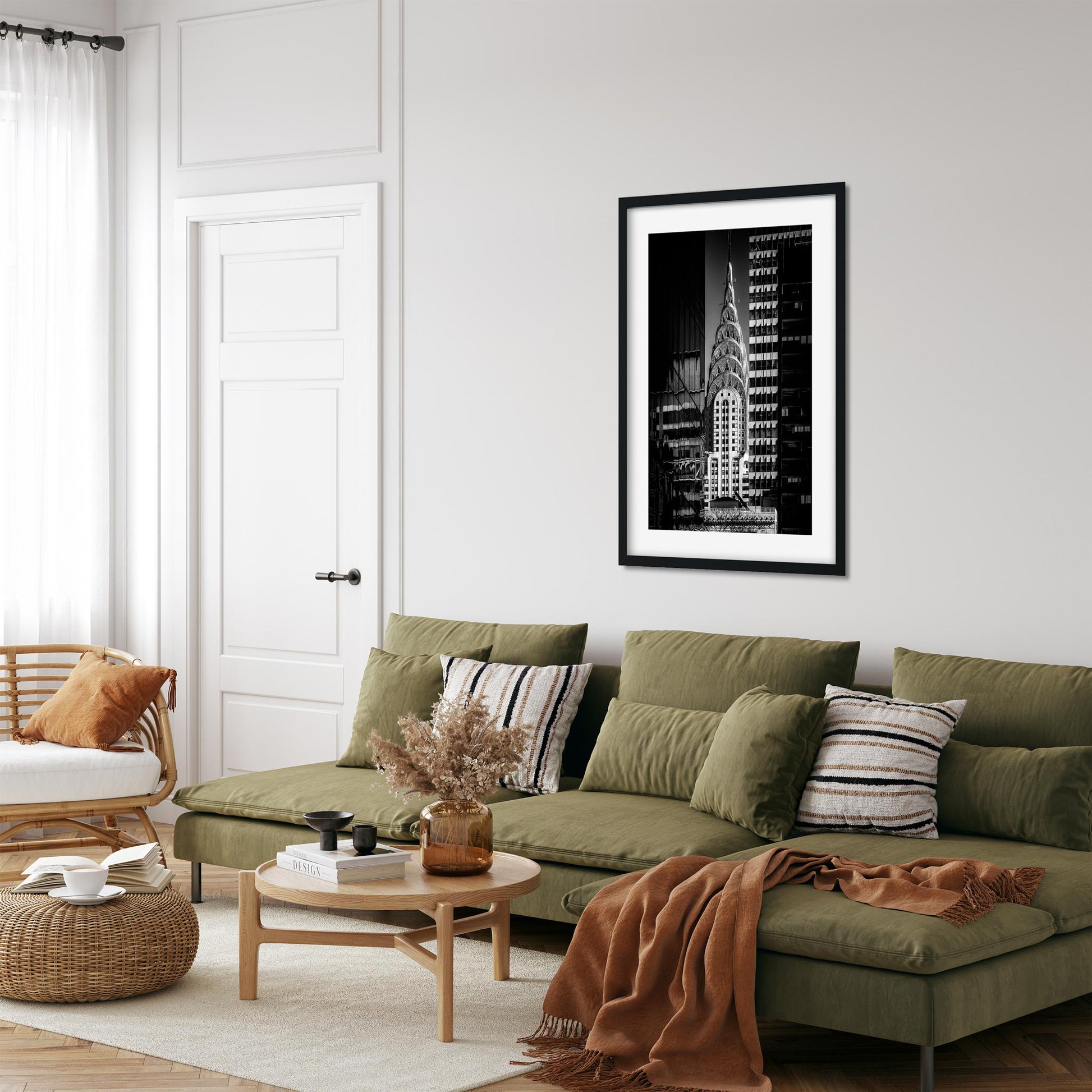 Fine art print of Shadow of Chrysler Building New York City