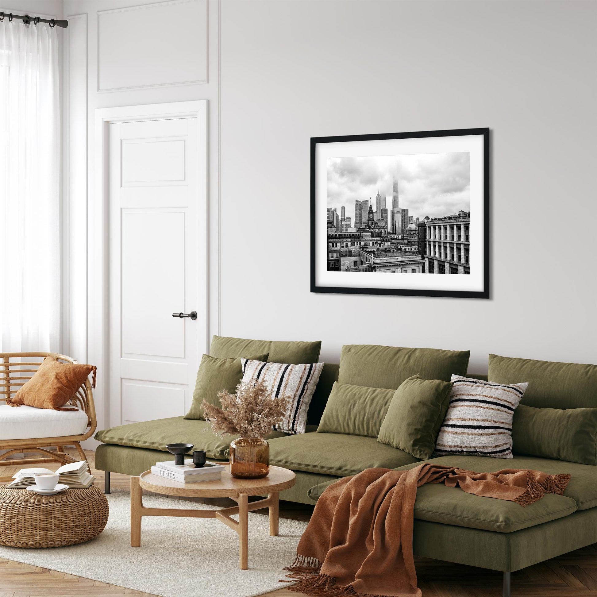 Fine art print of Shanghai Skyline in the Early Morning