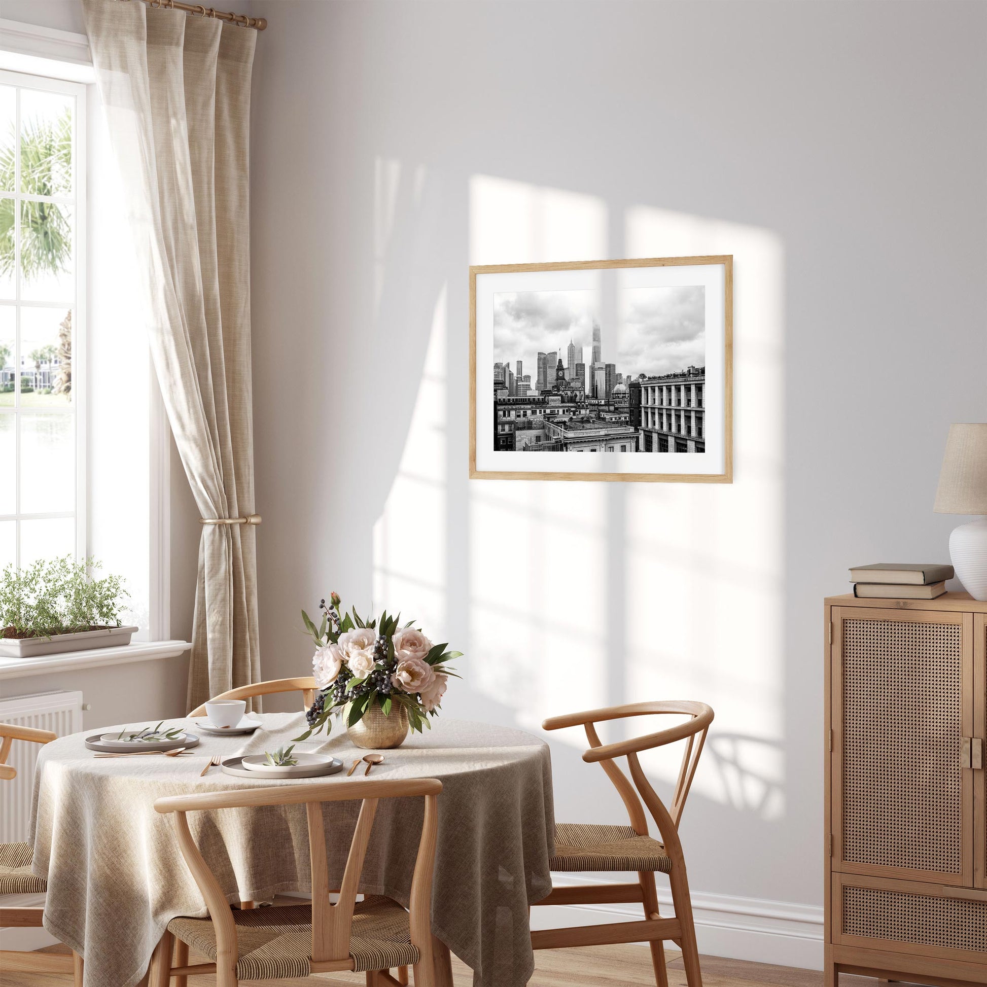 Fine art print of Shanghai Skyline in the Early Morning