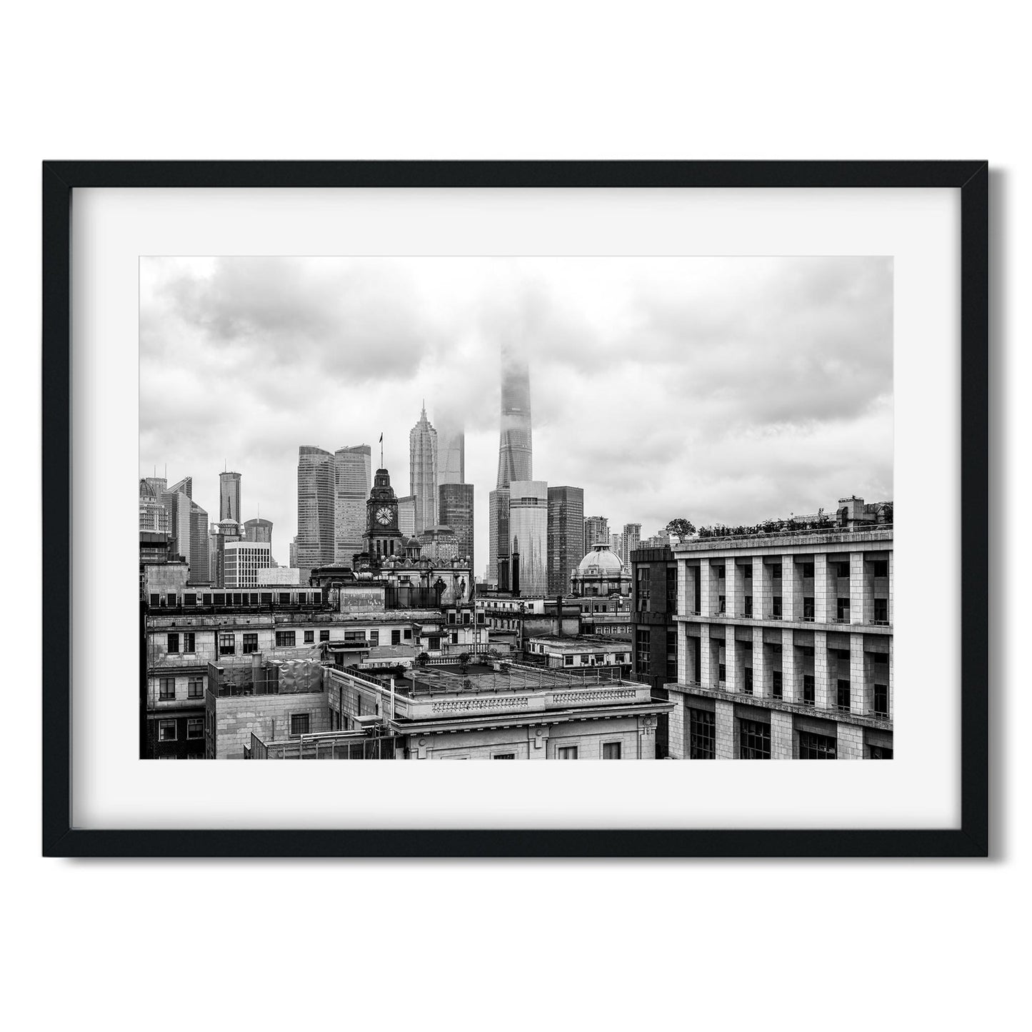 Fine art print of Shanghai Skyline in the Early Morning