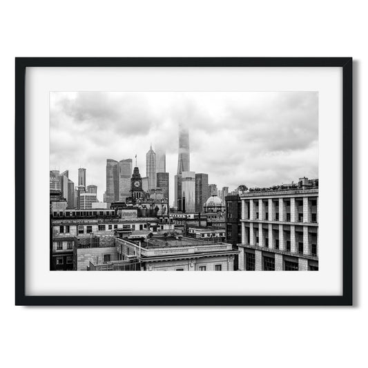 Fine art print of Shanghai Skyline in the Early Morning
