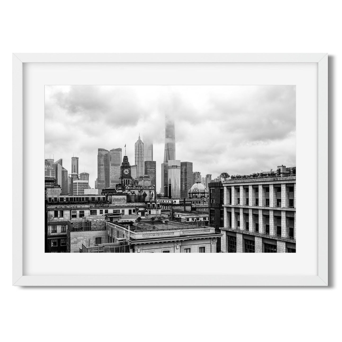 Fine art print of Shanghai Skyline in the Early Morning