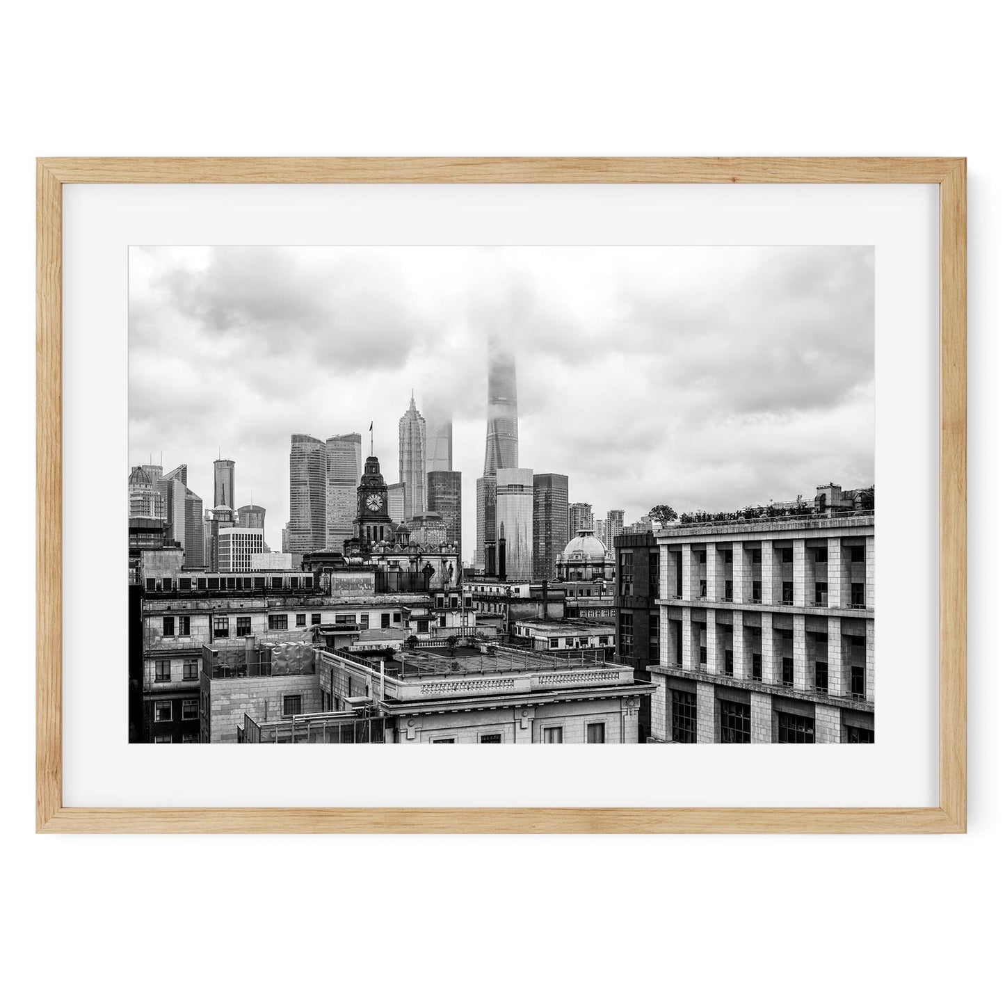 Fine art print of Shanghai Skyline in the Early Morning