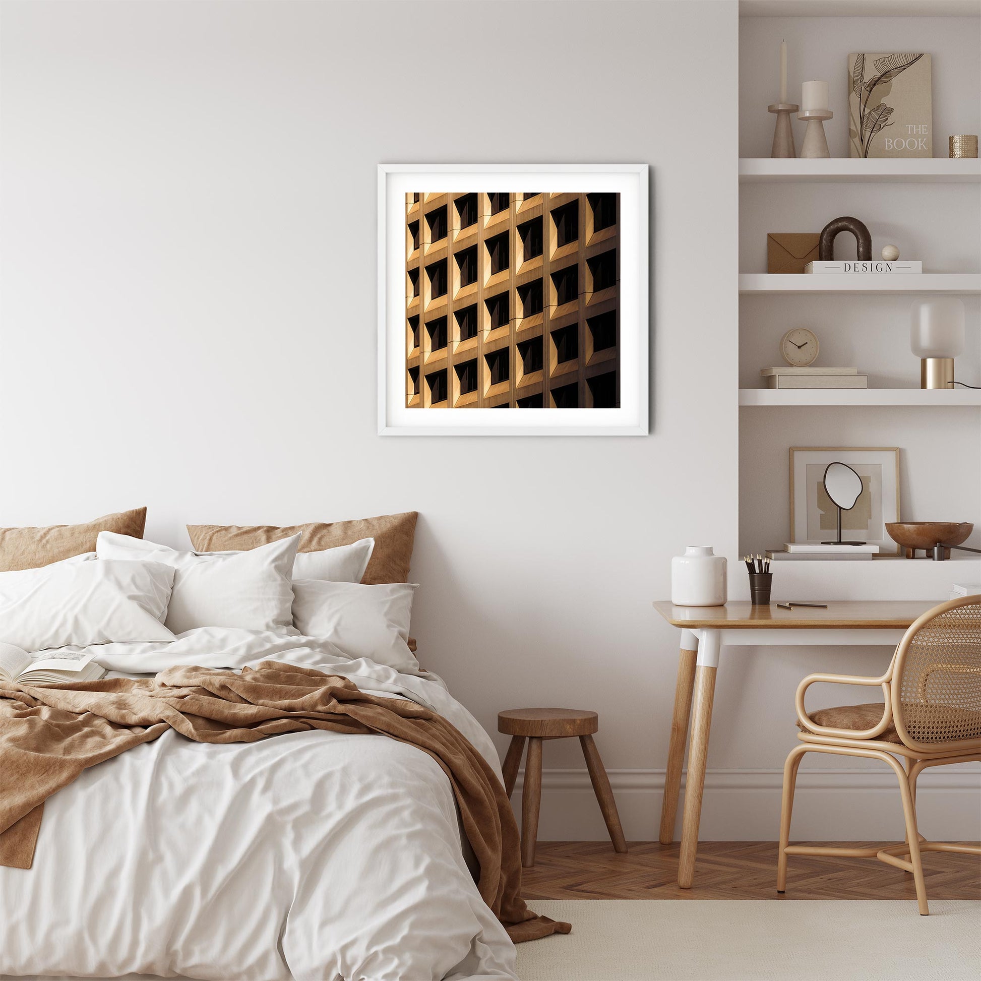 City Abstract Fine Art Print of 55 Water Street New York City