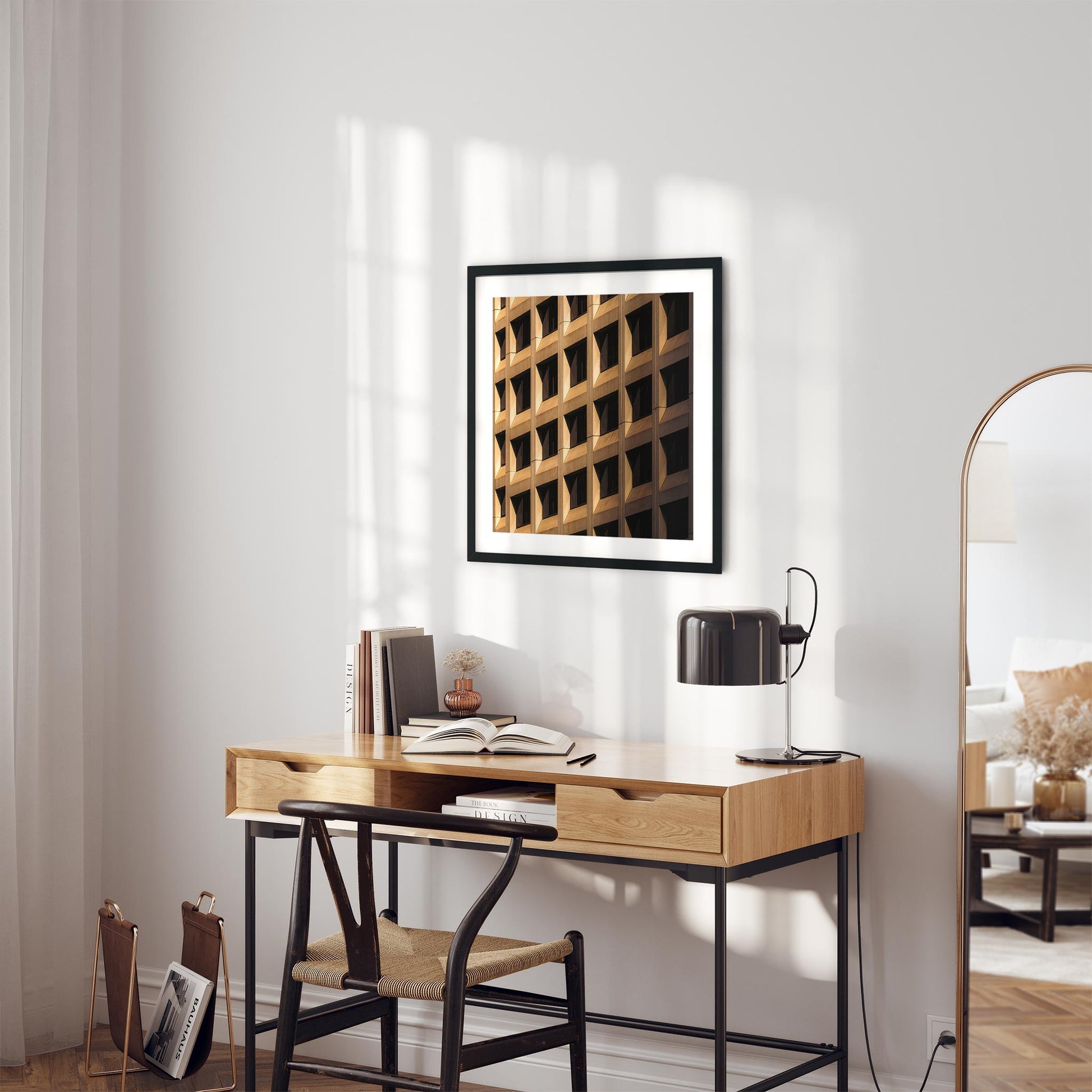 City Abstract Fine Art Print of 55 Water Street New York City