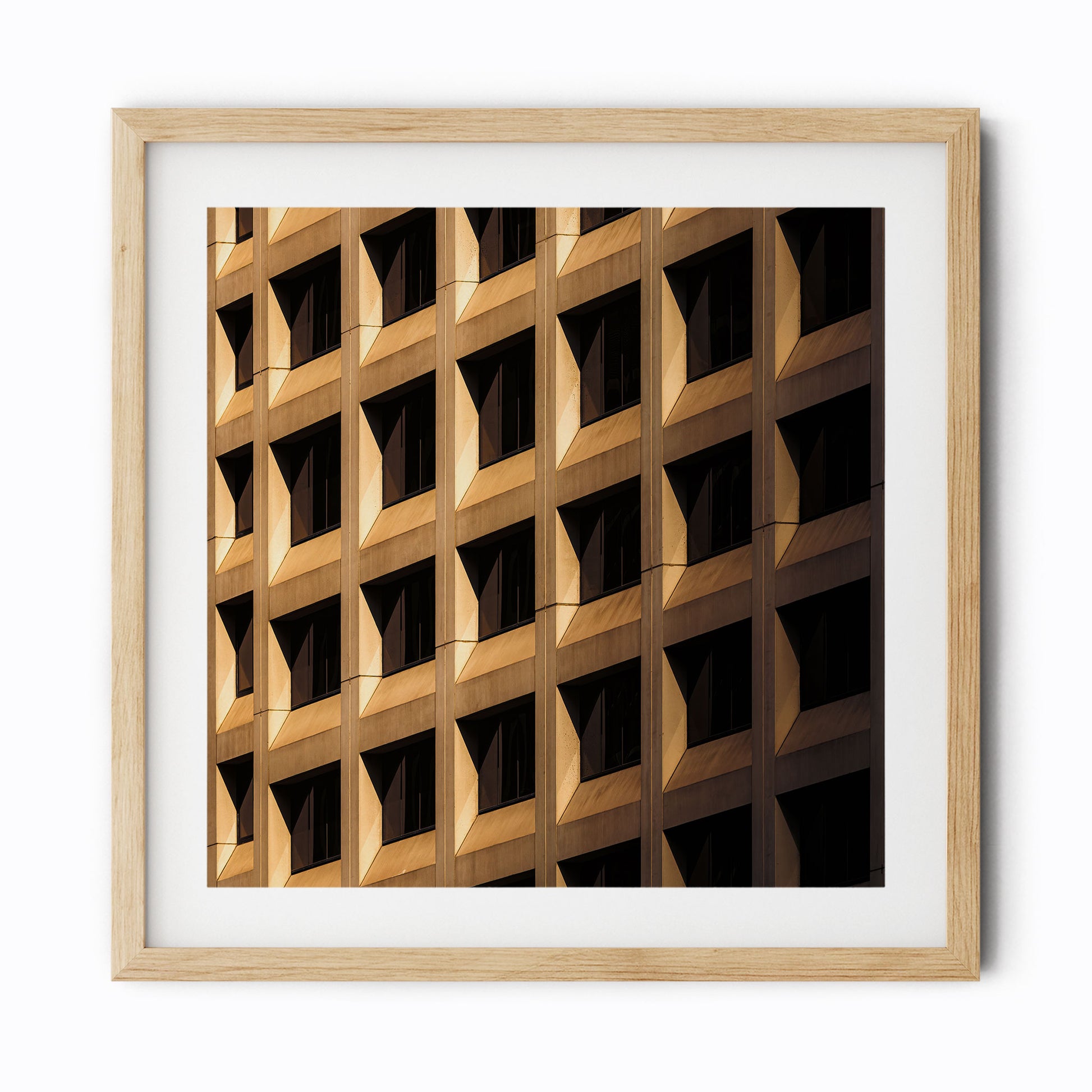 City Abstract Fine Art Print of 55 Water Street New York City
