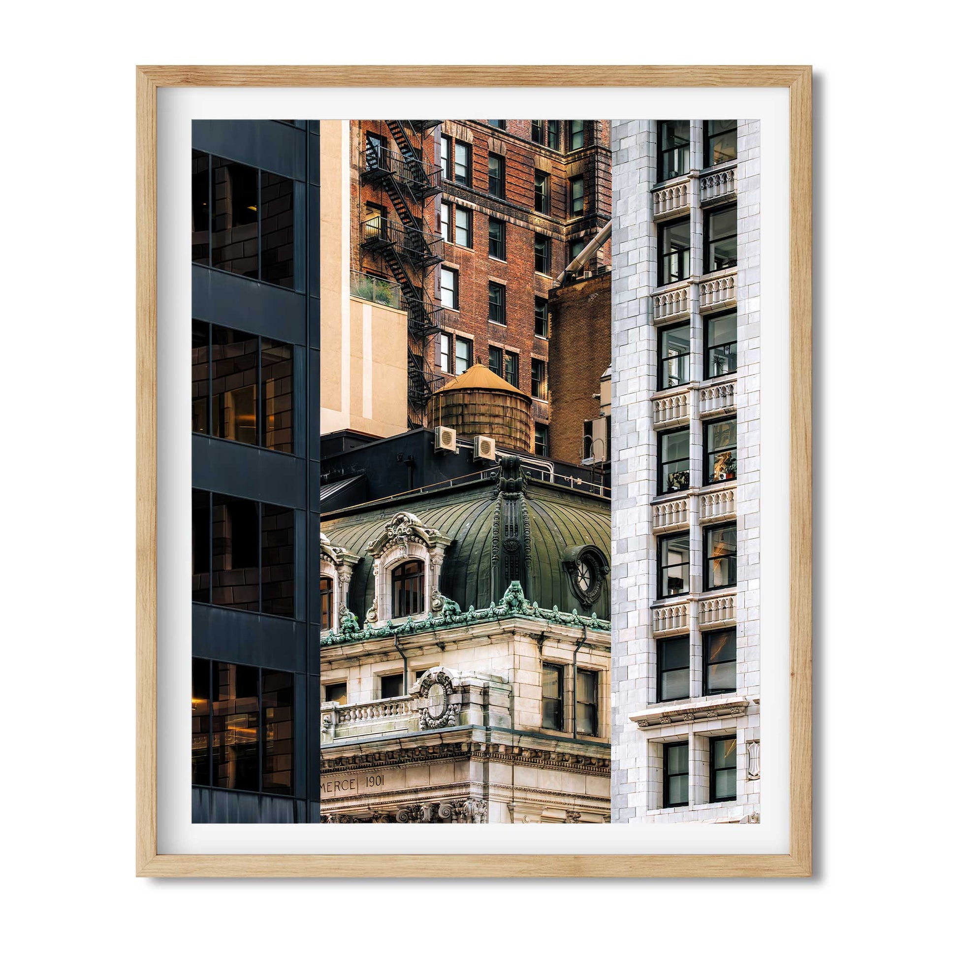 Fine Art Print of Water Tower on Liberty Street Lower Manhattan