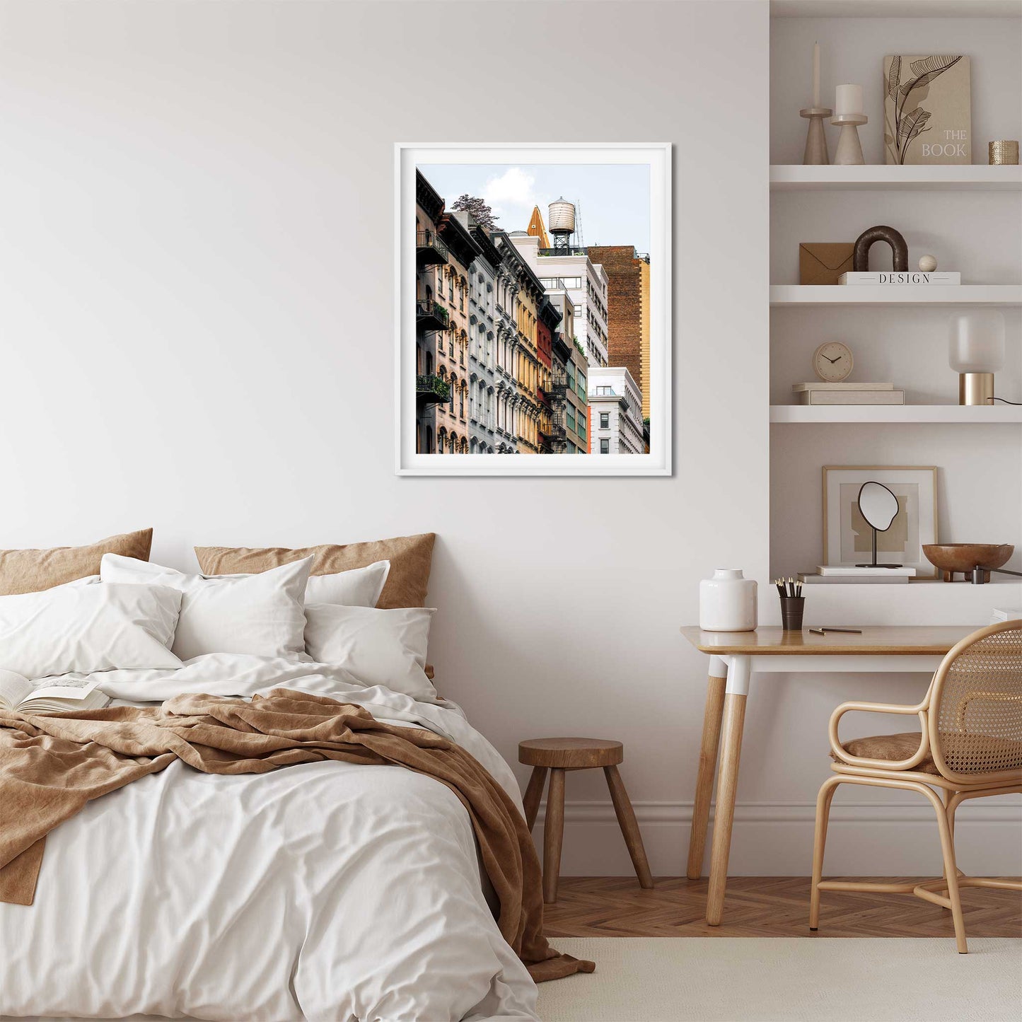 Fine Art Print of Water Tower on Murray Street TriBeCa New York City