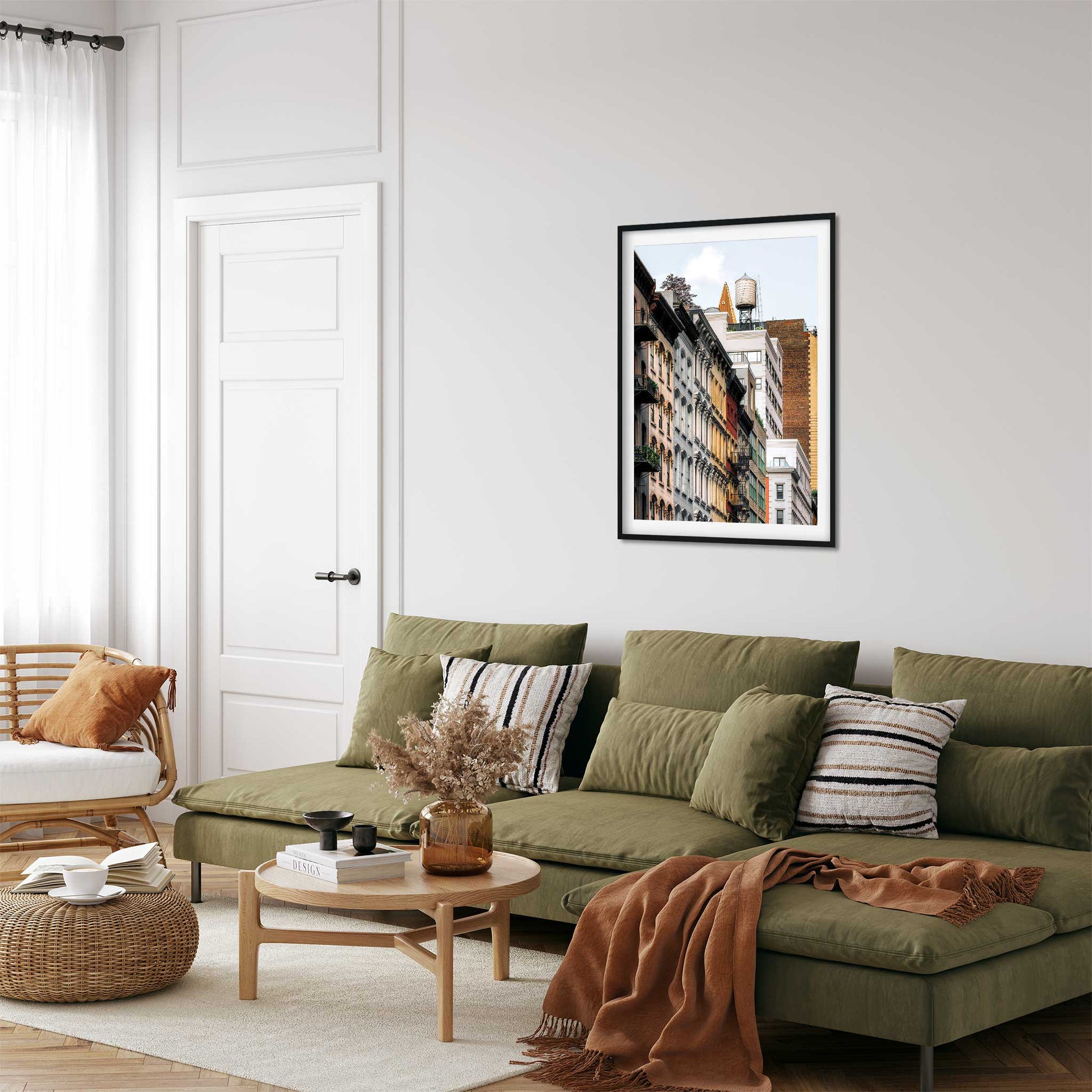 Fine Art Print of Water Tower on Murray Street TriBeCa New York City